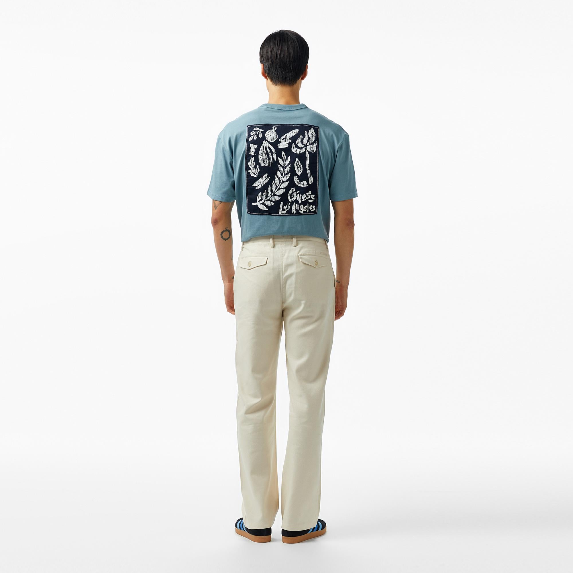 Guess Saharian Twill Erkek Krem Pantolon