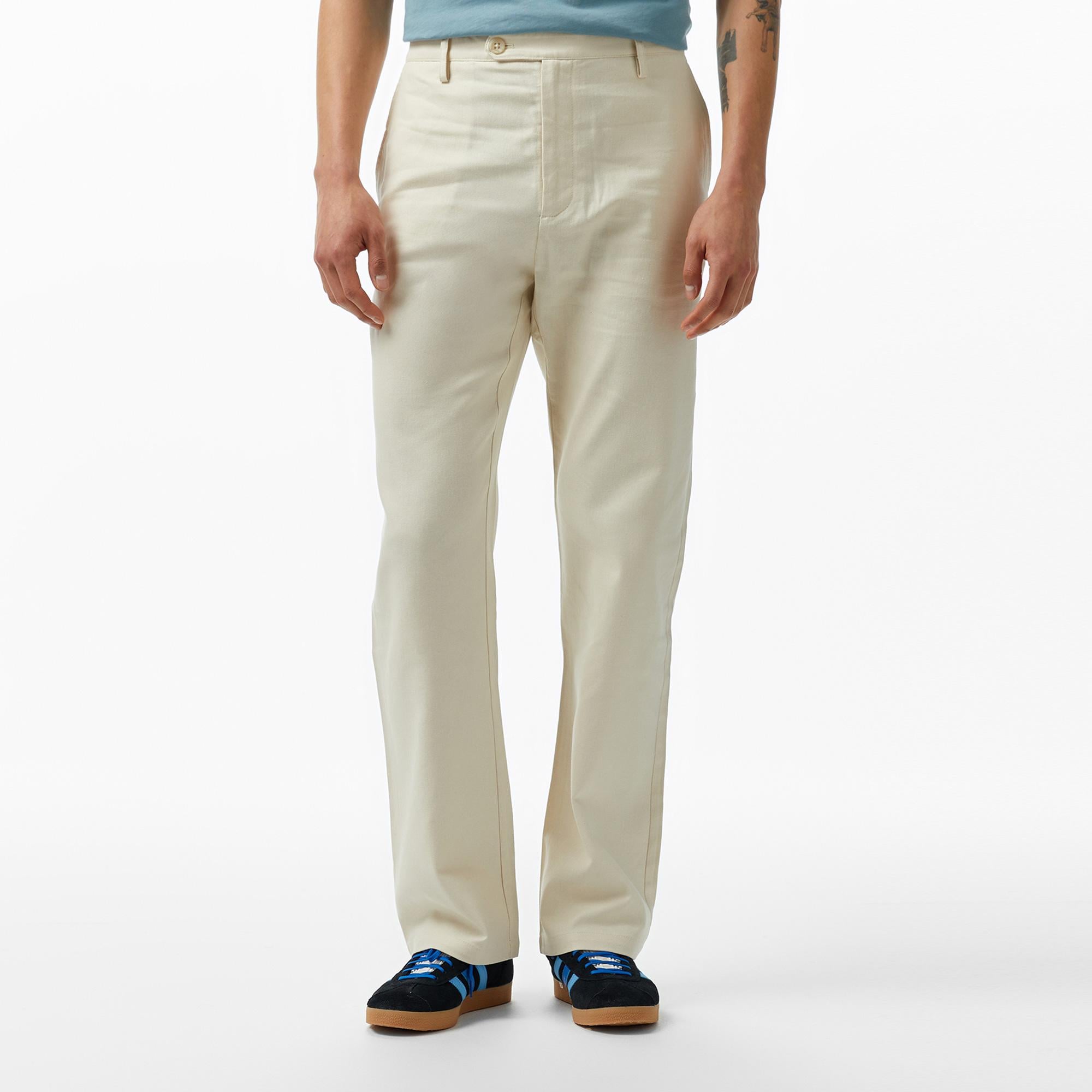 Guess Saharian Twill Erkek Krem Pantolon
