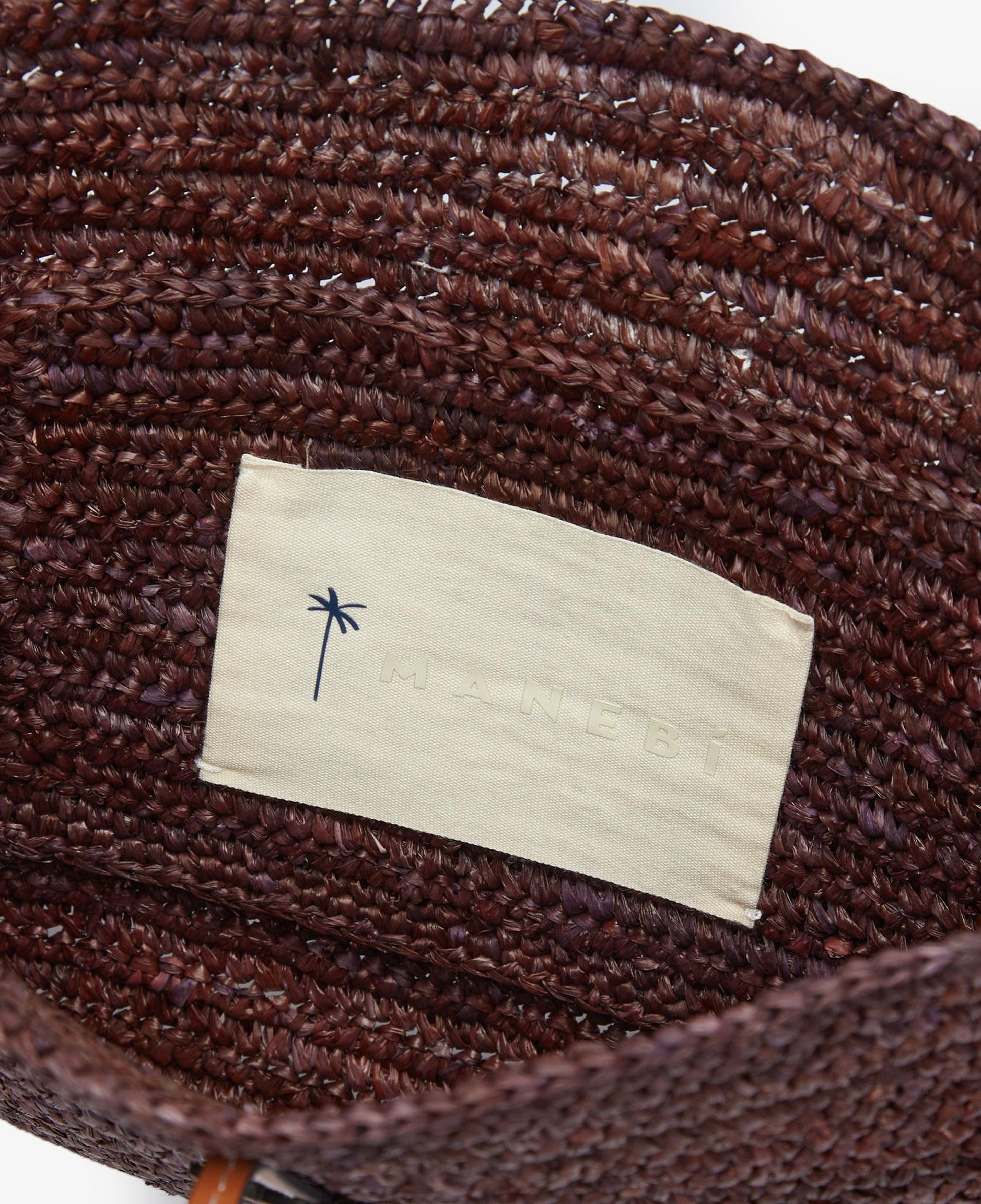 Manebi Handcrafted Raffia Kadın Kahverengi El Çantası