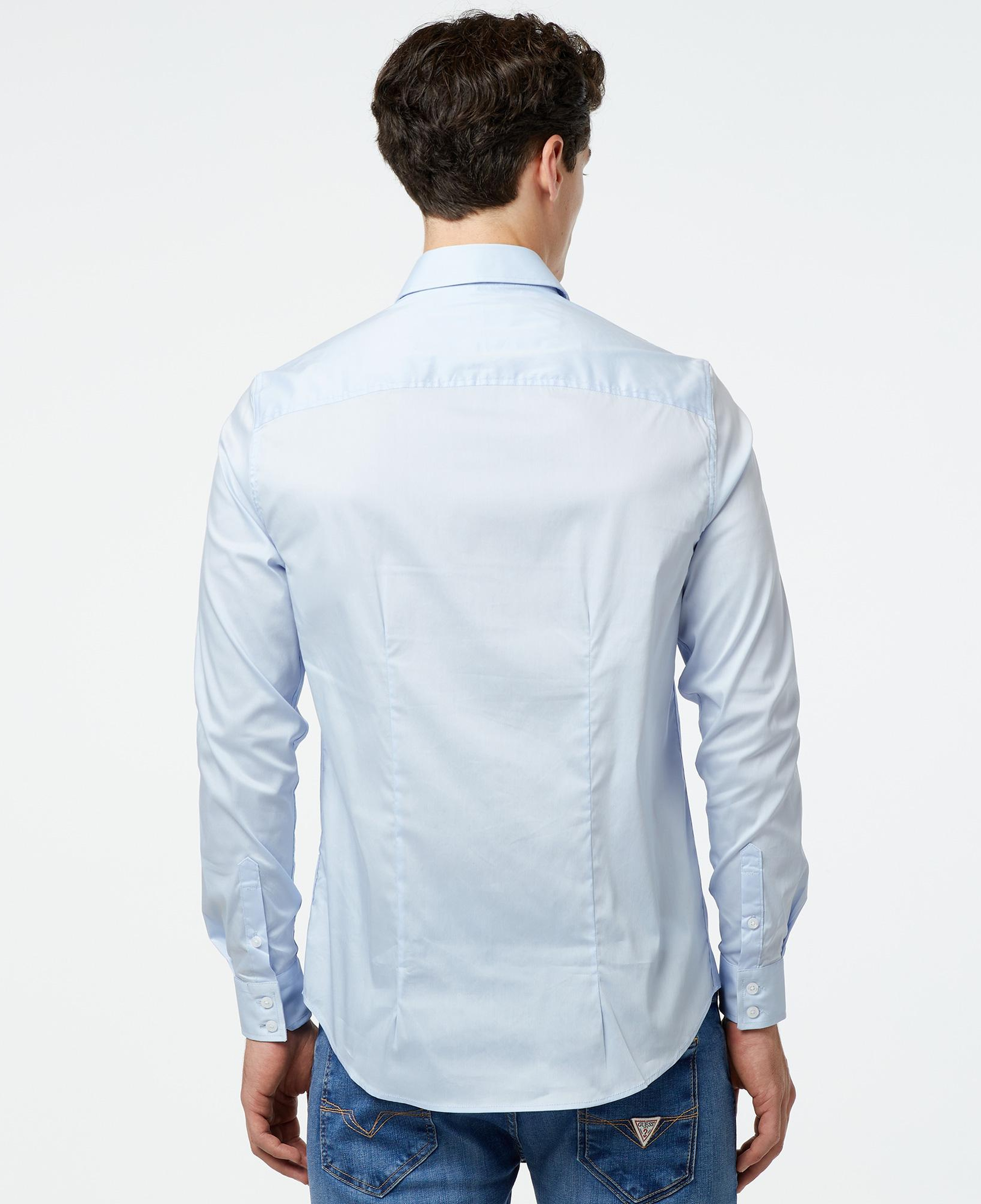Guess Slim Fit Erkek Mavi Gömlek