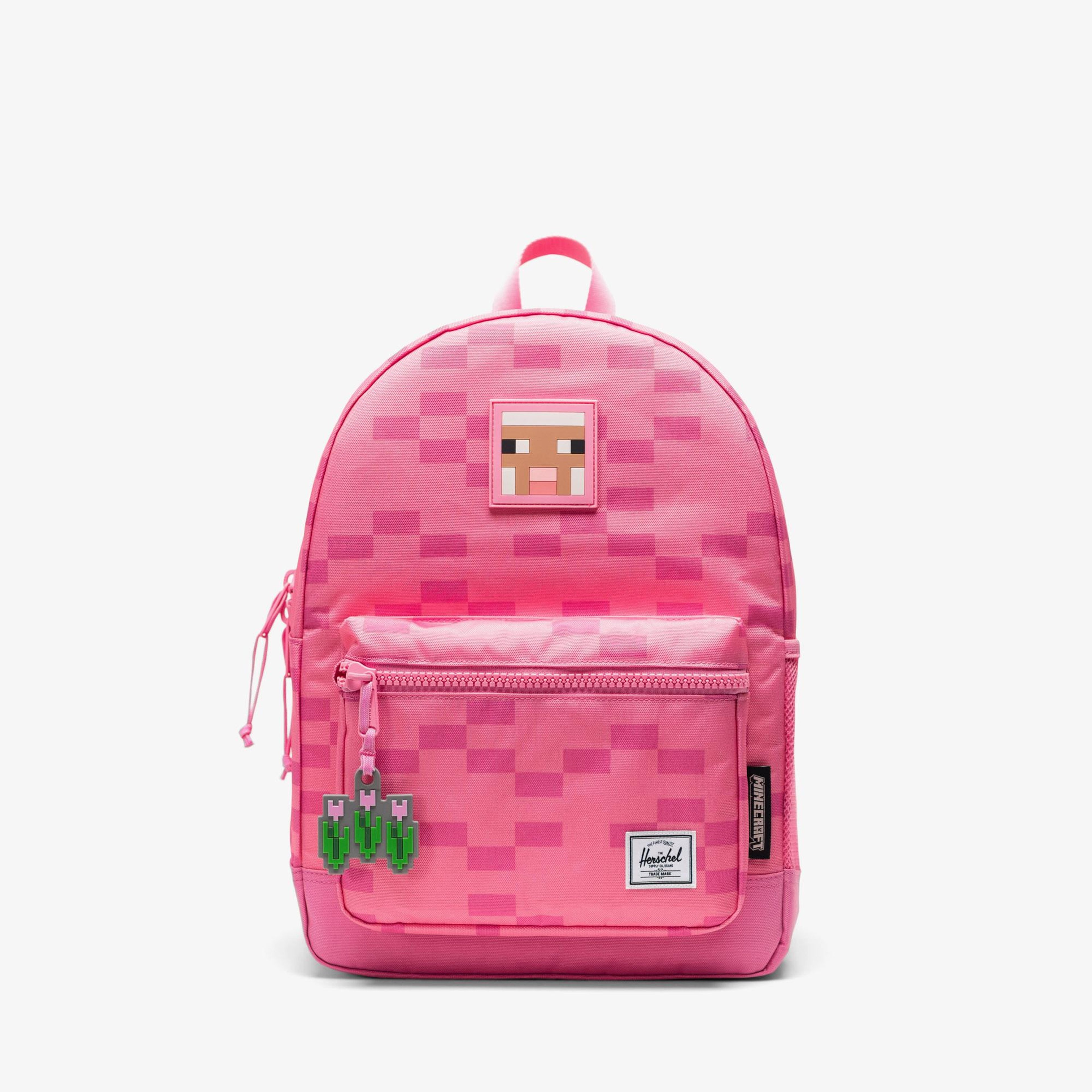 Herschel x Minecraft Heritage Çocuk Pembe Sırt Çantası