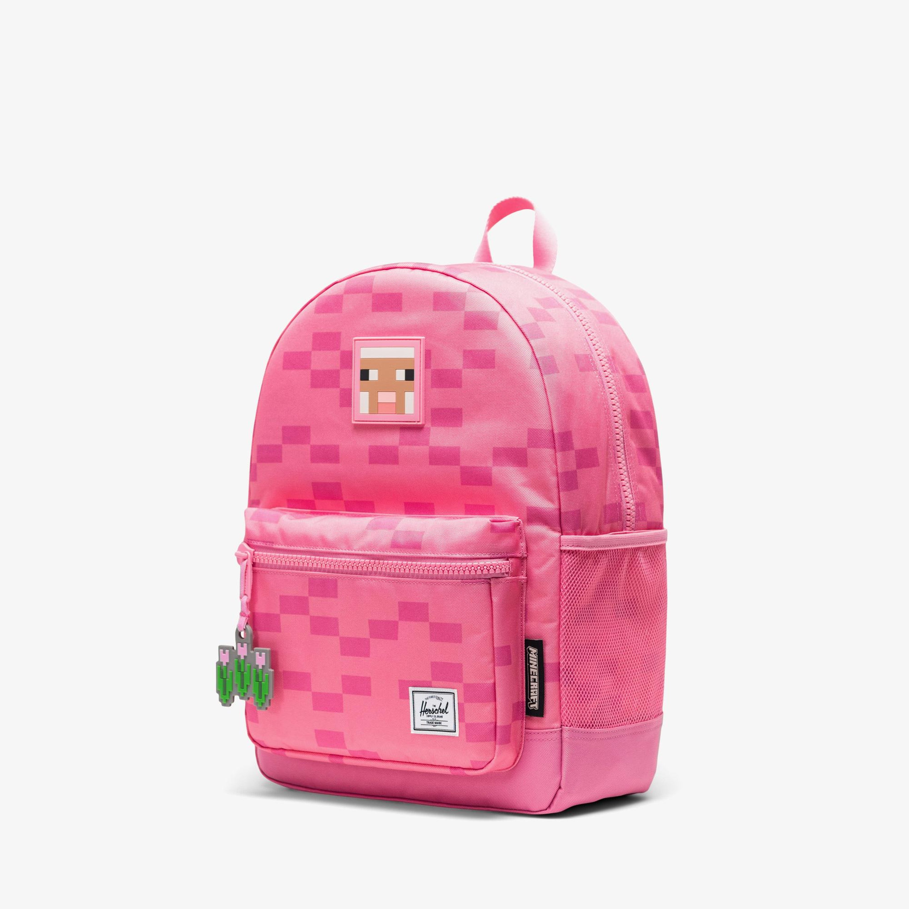 Herschel x Minecraft Heritage Çocuk Pembe Sırt Çantası