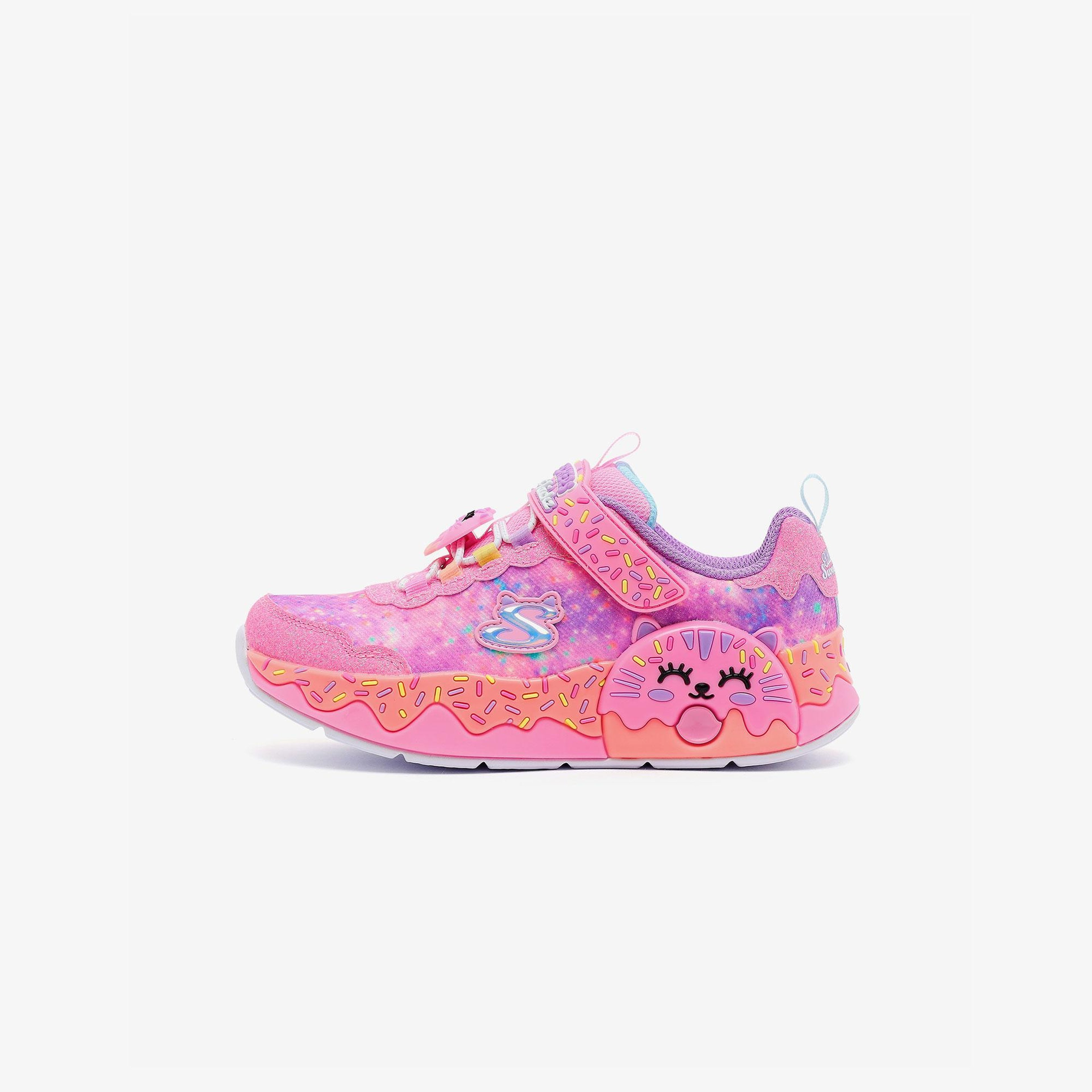 Skechers Donut Kitty Çocuk Pembe Spor Ayakkabı