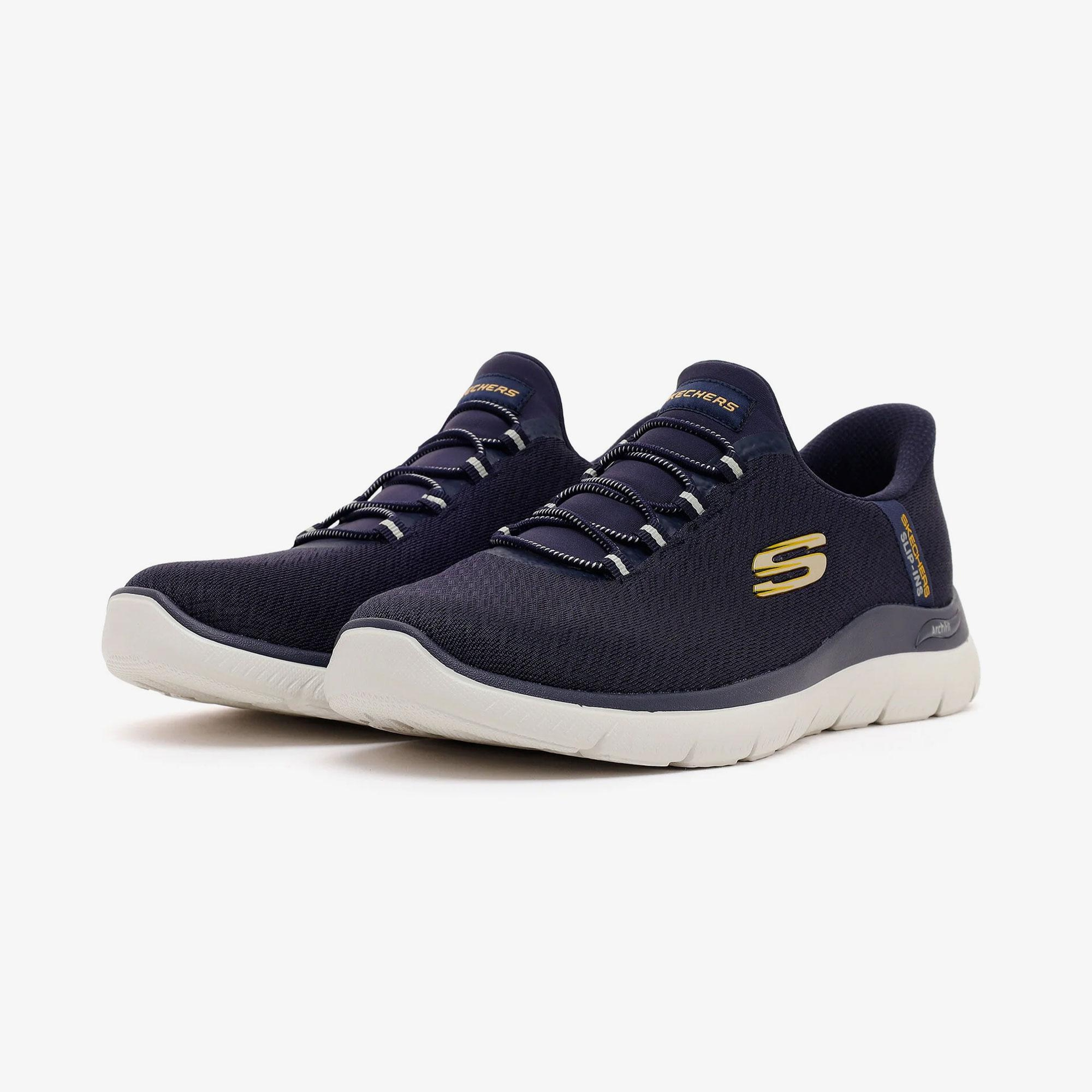 Skechers Arch Fit Summits Erkek Lacivert Spor Ayakkabı