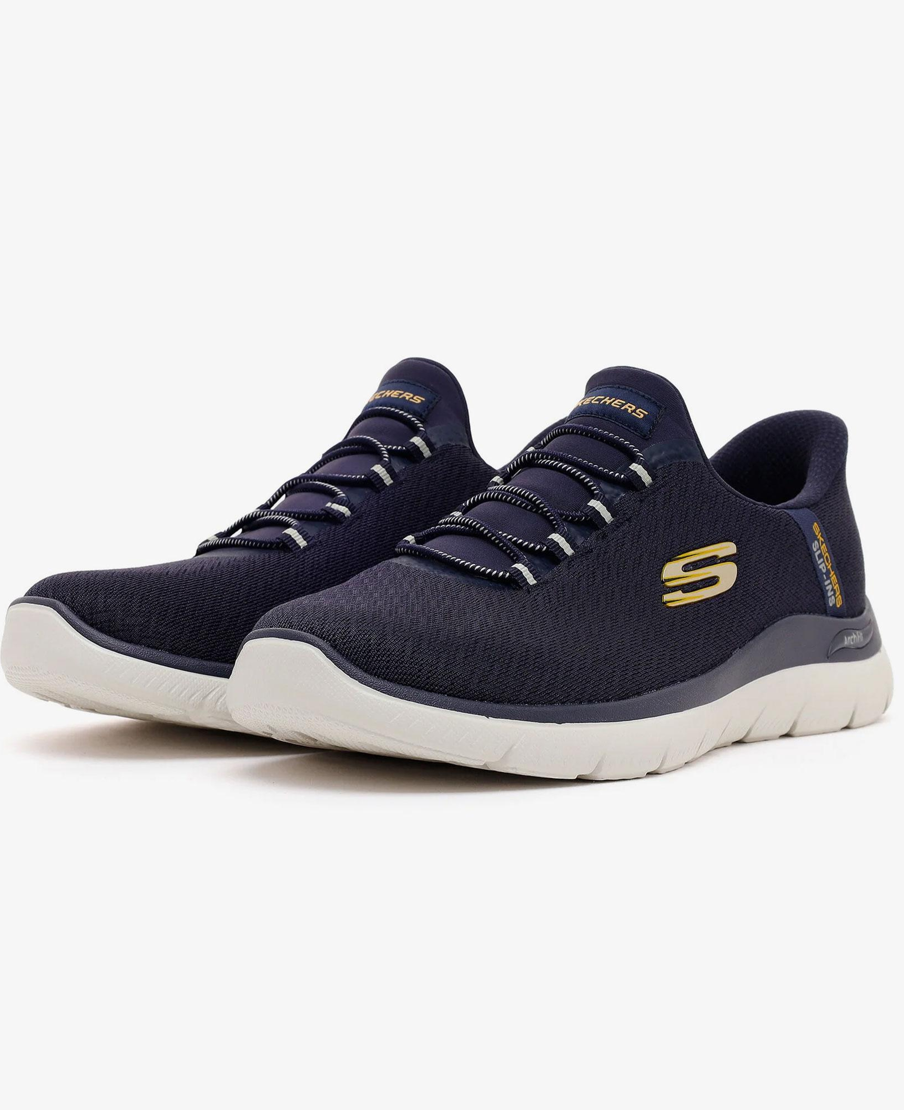 Skechers Arch Fit Summits Erkek Lacivert Spor Ayakkabı