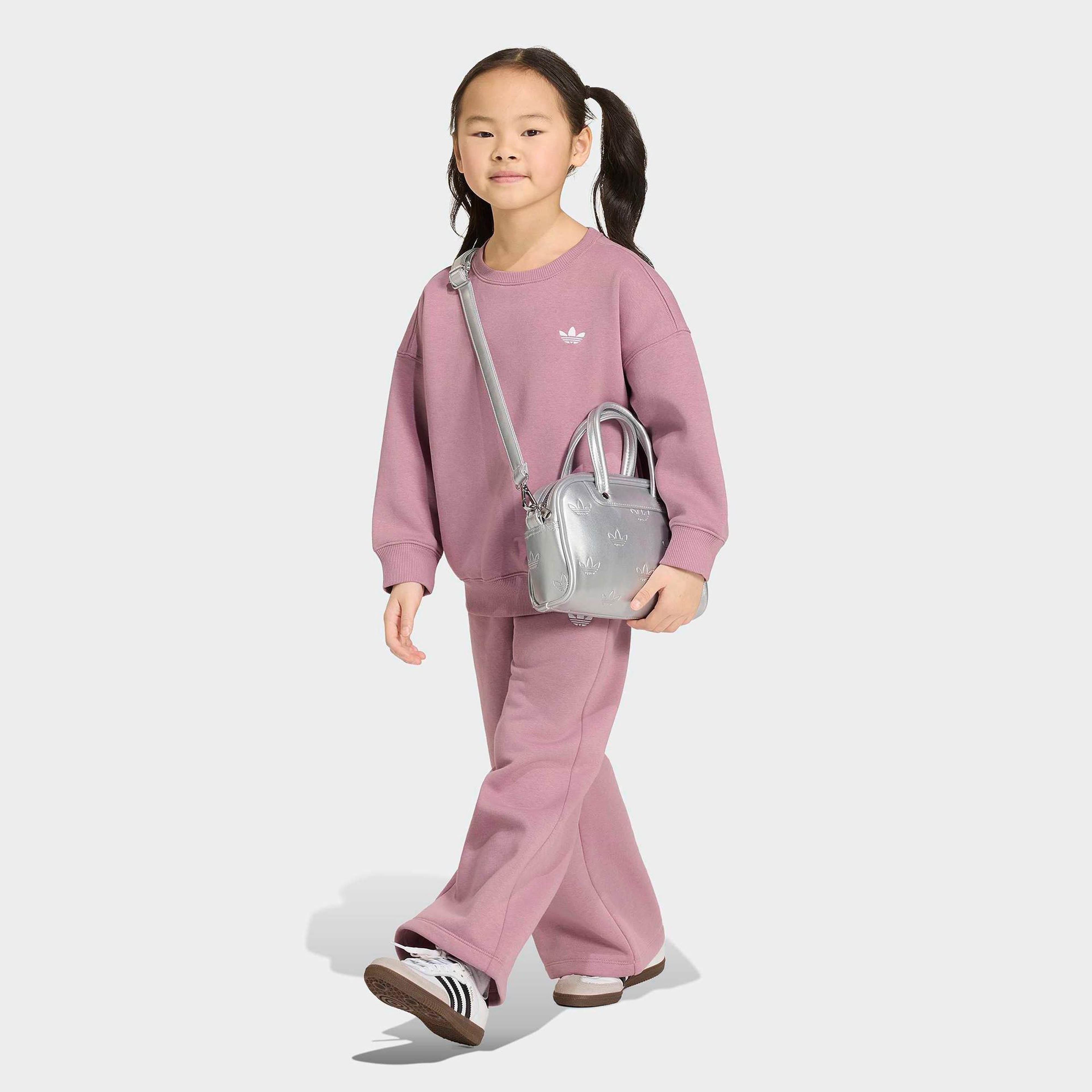 adidas Crew Set Çocuk Siyah Eşofman Takımı