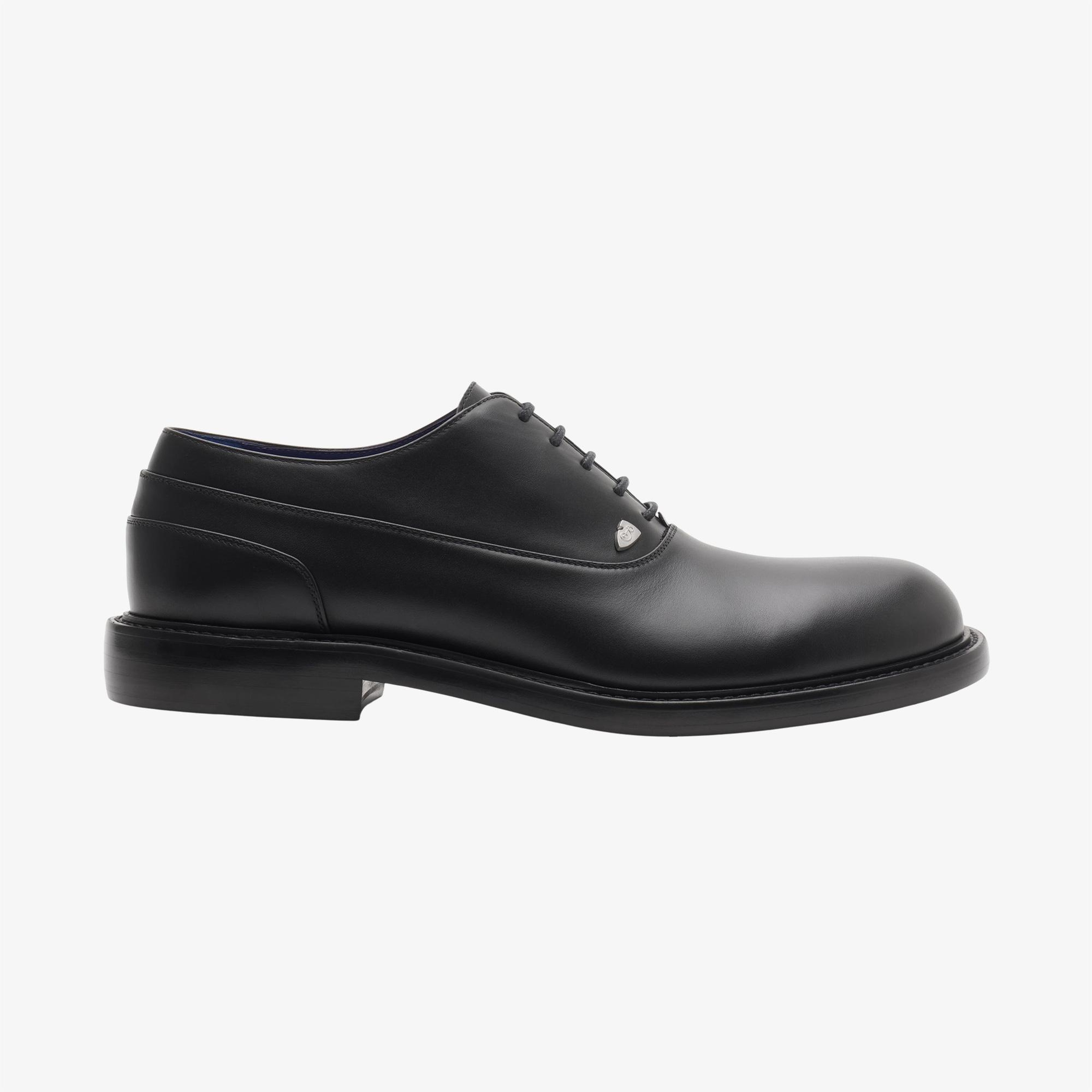 Burberry Leather Cobble Oxford Erkek Siyah Günlük Ayakkabı