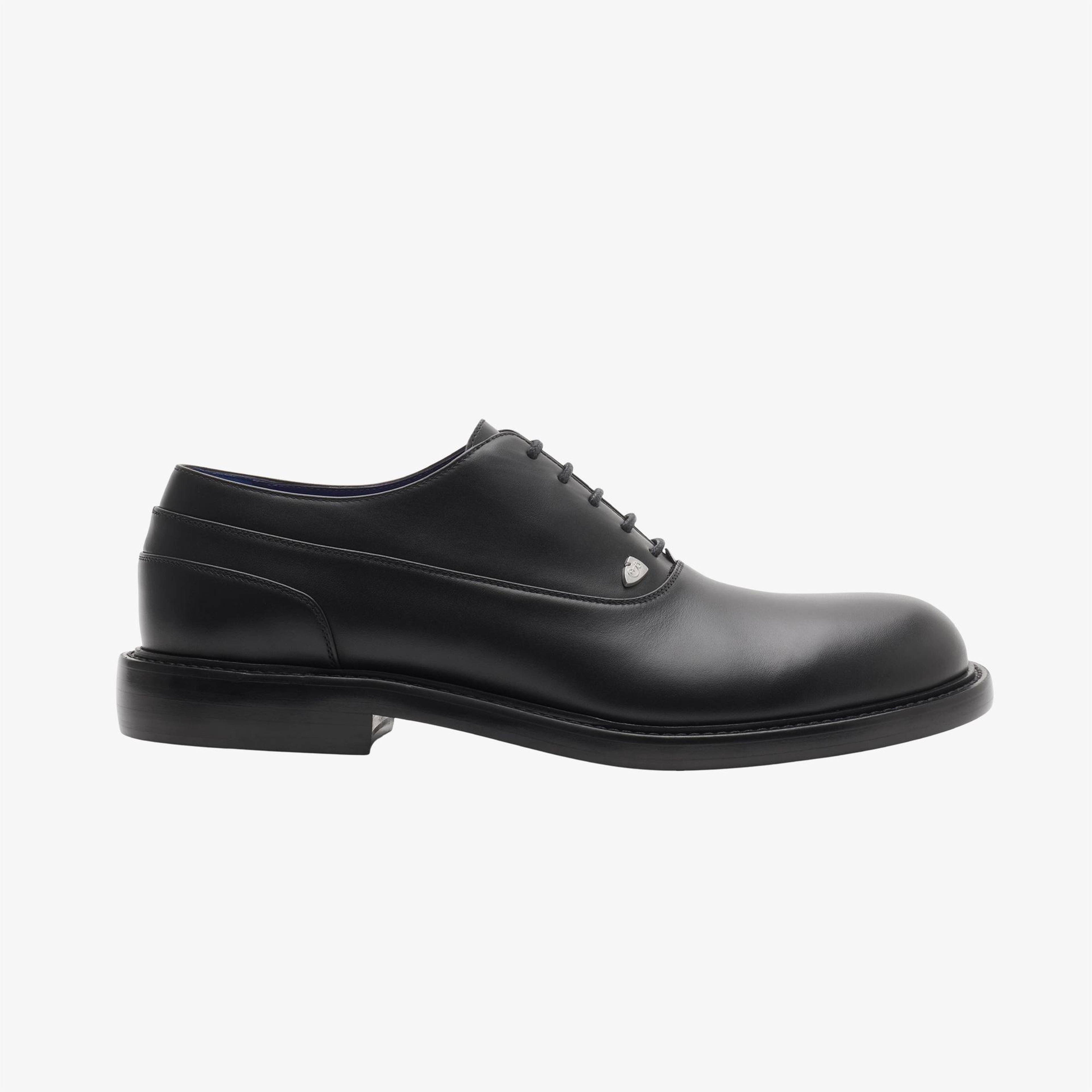 Burberry Leather Cobble Oxford Erkek Siyah Günlük Ayakkabı