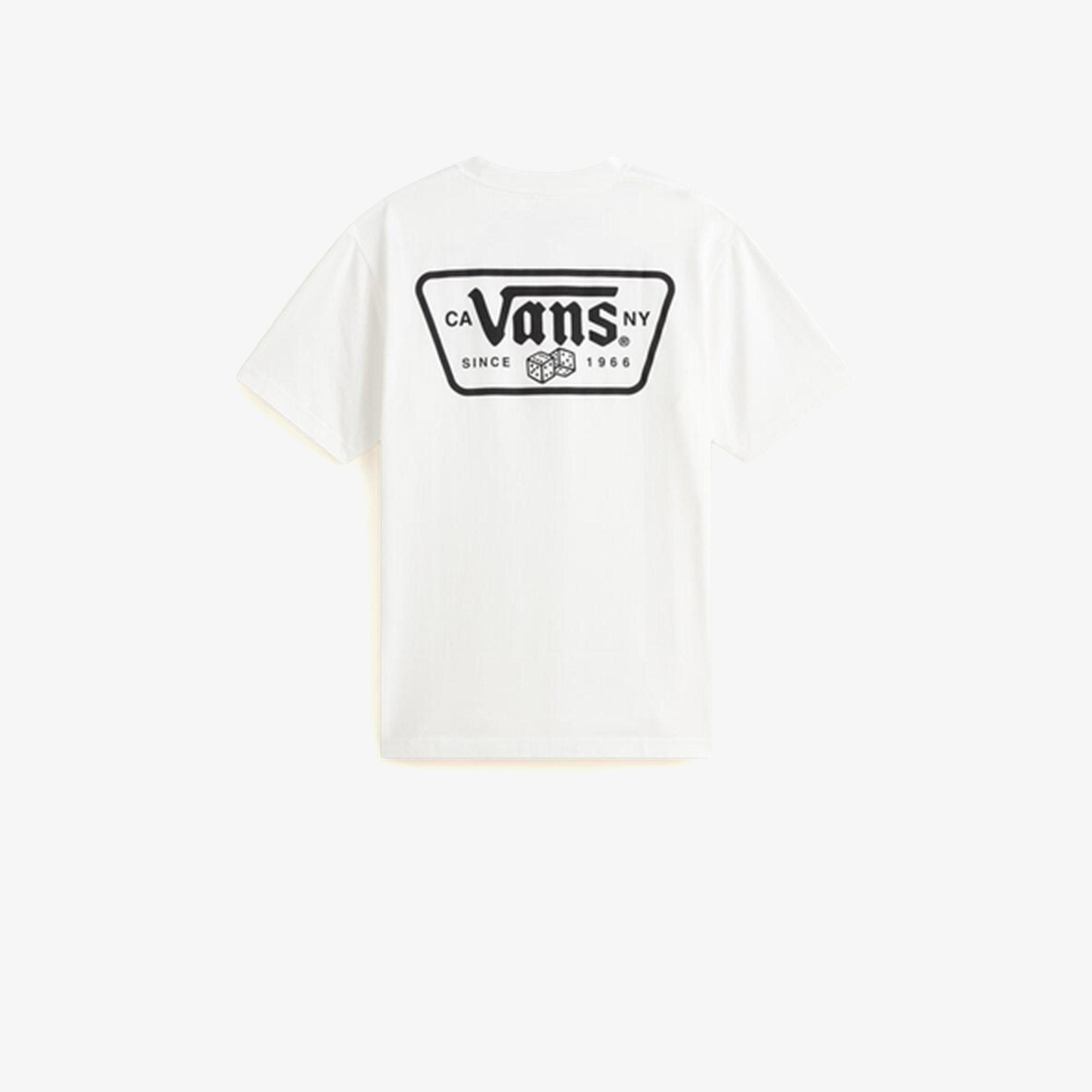 Vans Knu Patch SS Tee Erkek Beyaz T-Shirt