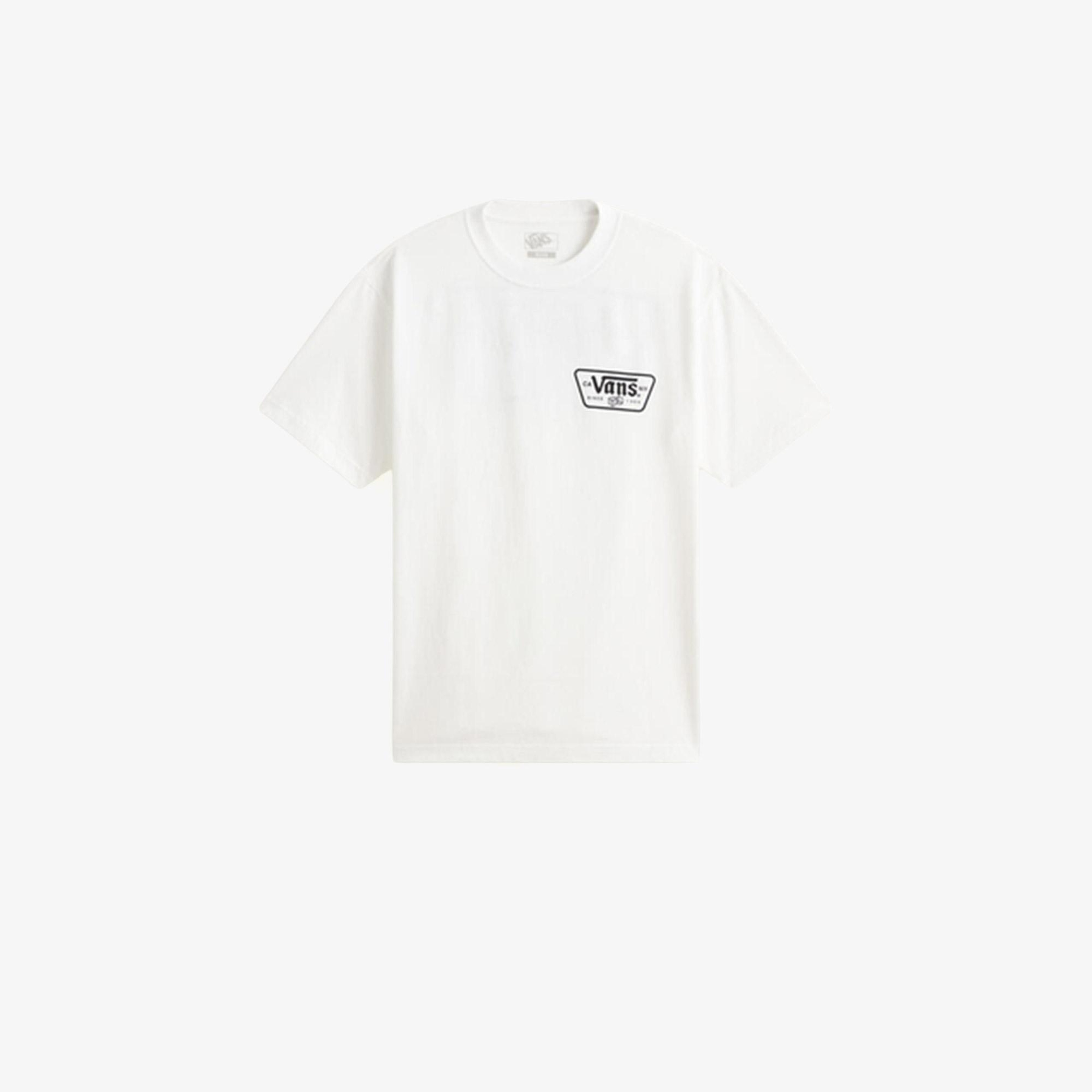 Vans Knu Patch SS Tee Erkek Beyaz T-Shirt