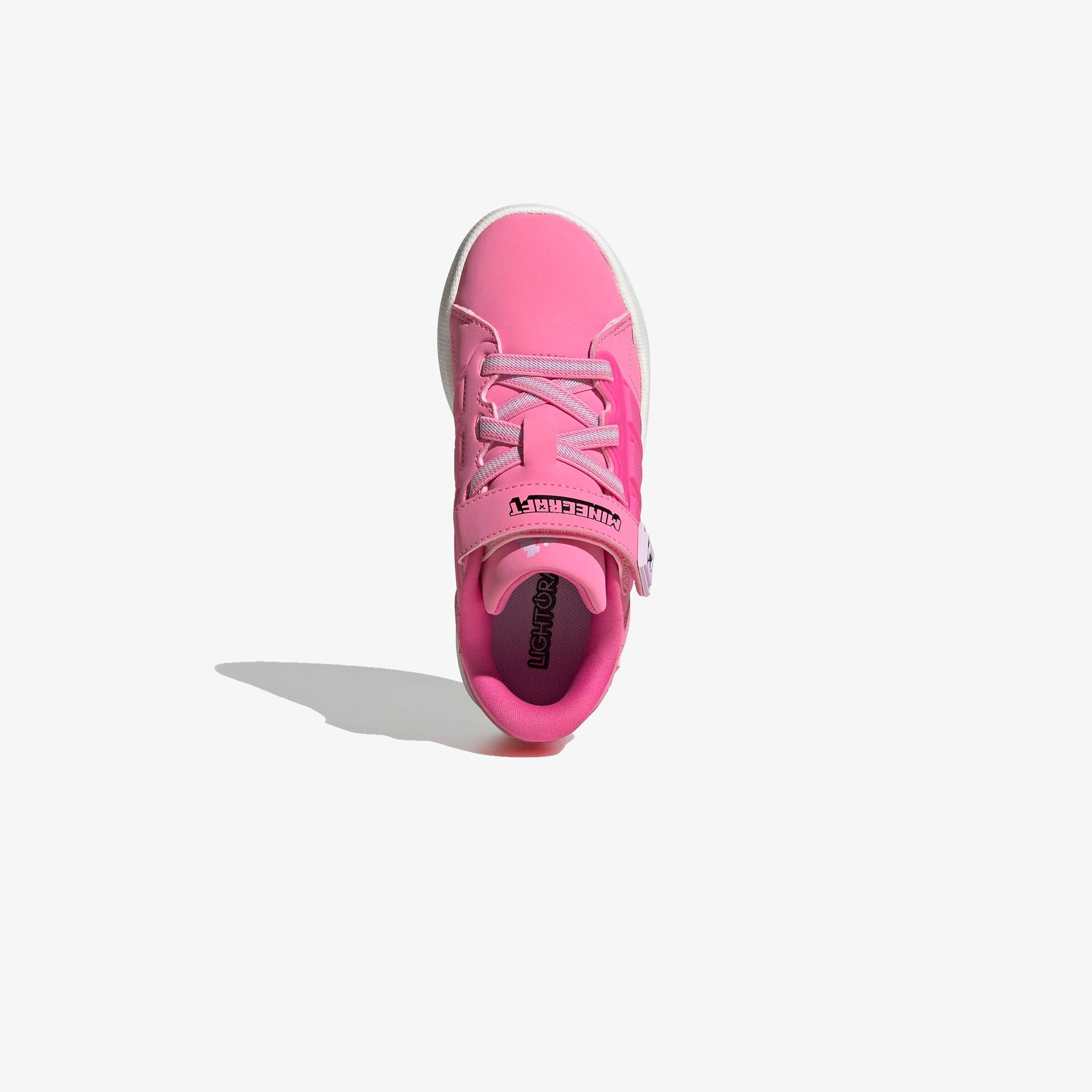 adidas Minecraft Lightorama Elastic Lace Çocuk Pembe Spor Ayakkabı