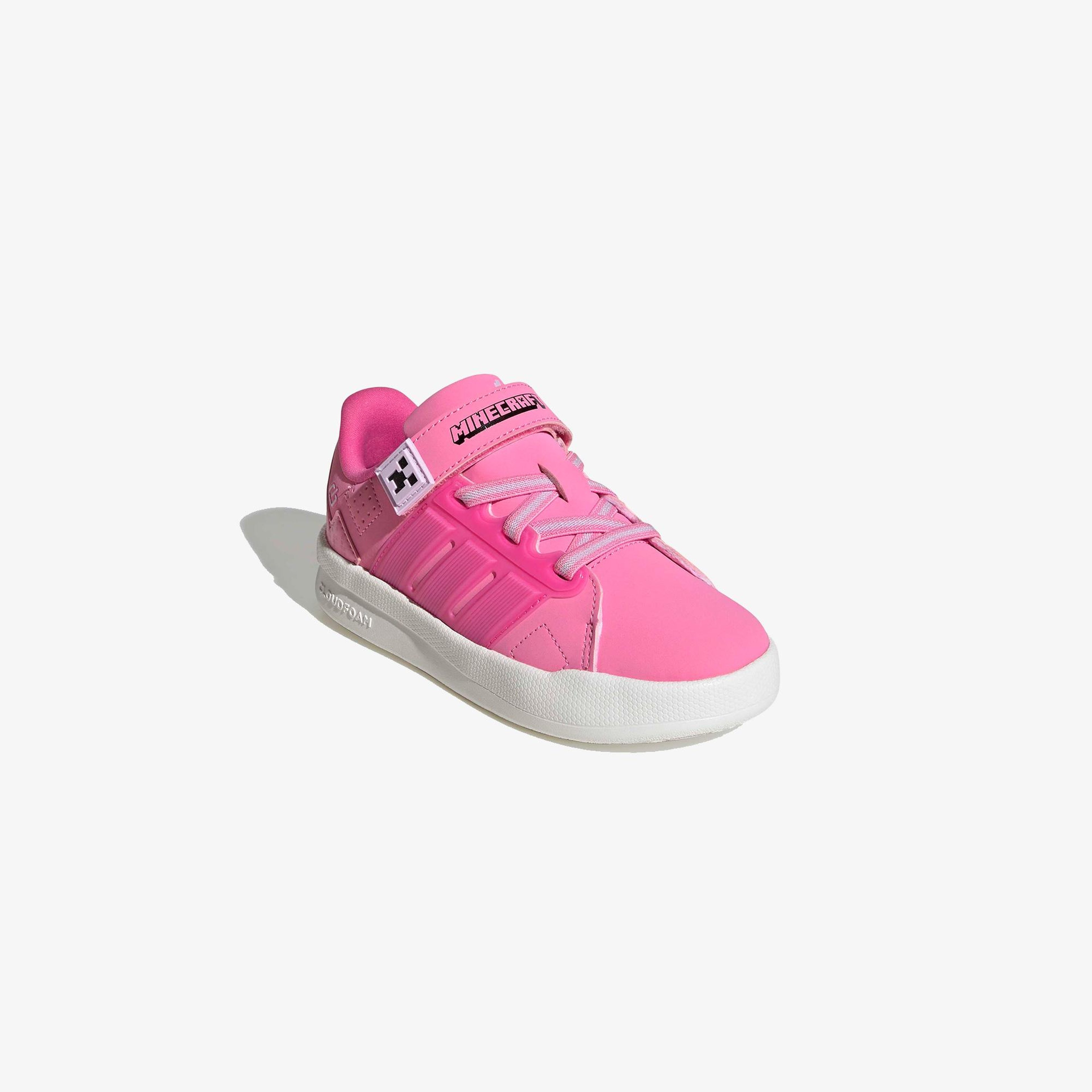 adidas Minecraft Lightorama Elastic Lace Çocuk Pembe Spor Ayakkabı