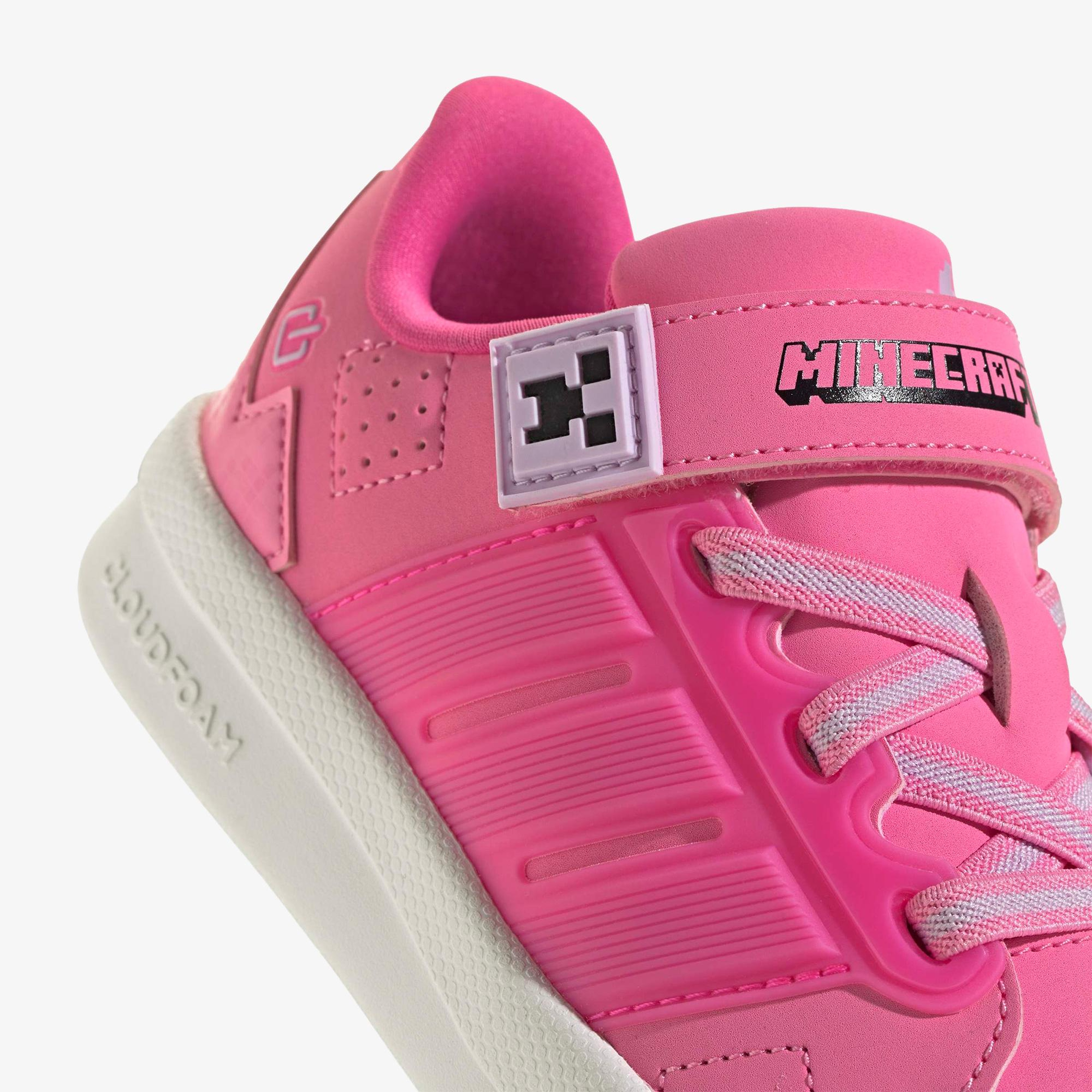adidas Minecraft Lightorama Elastic Lace Çocuk Pembe Spor Ayakkabı