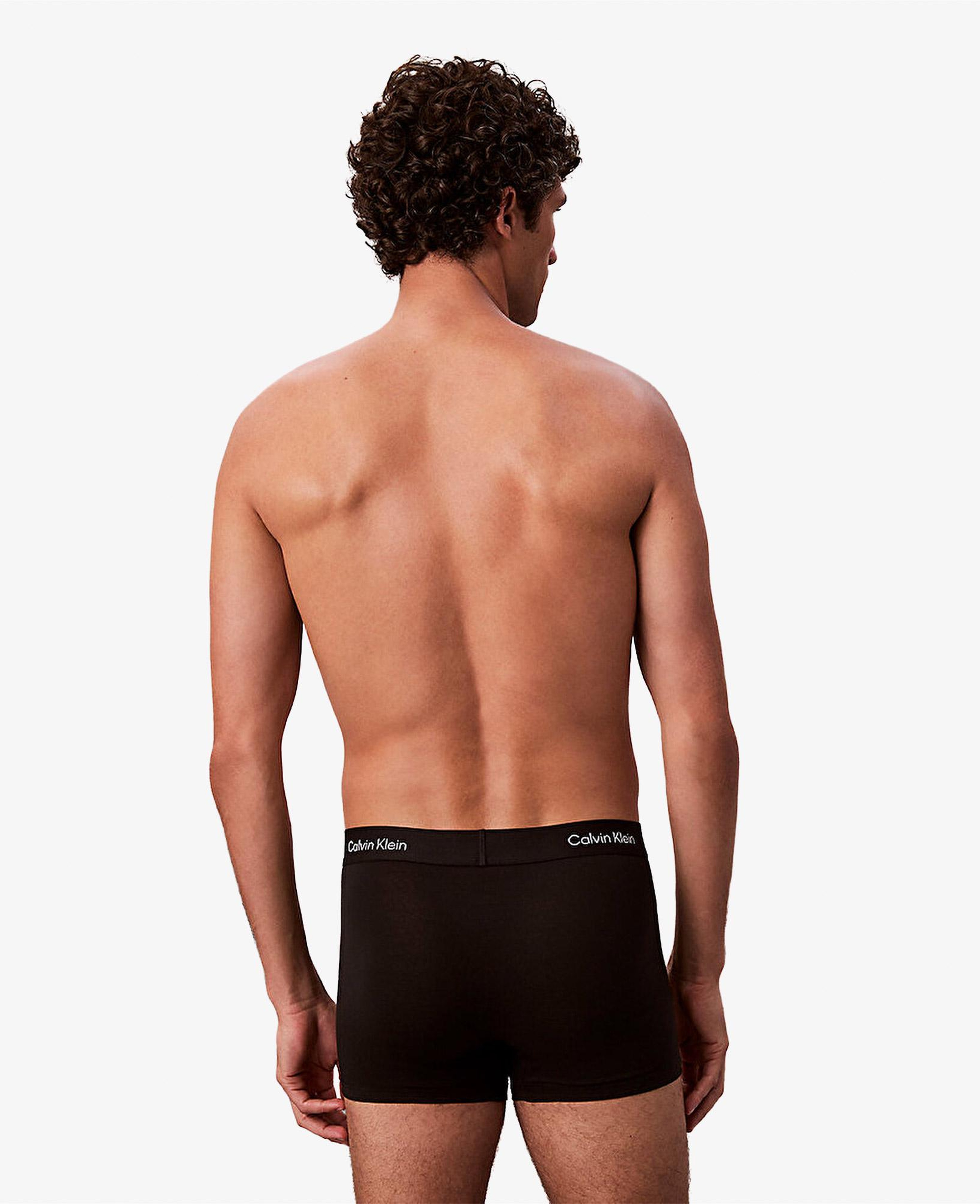 Calvin Klein Pamuklu Logo 3'lü Erkek Siyah Boxer