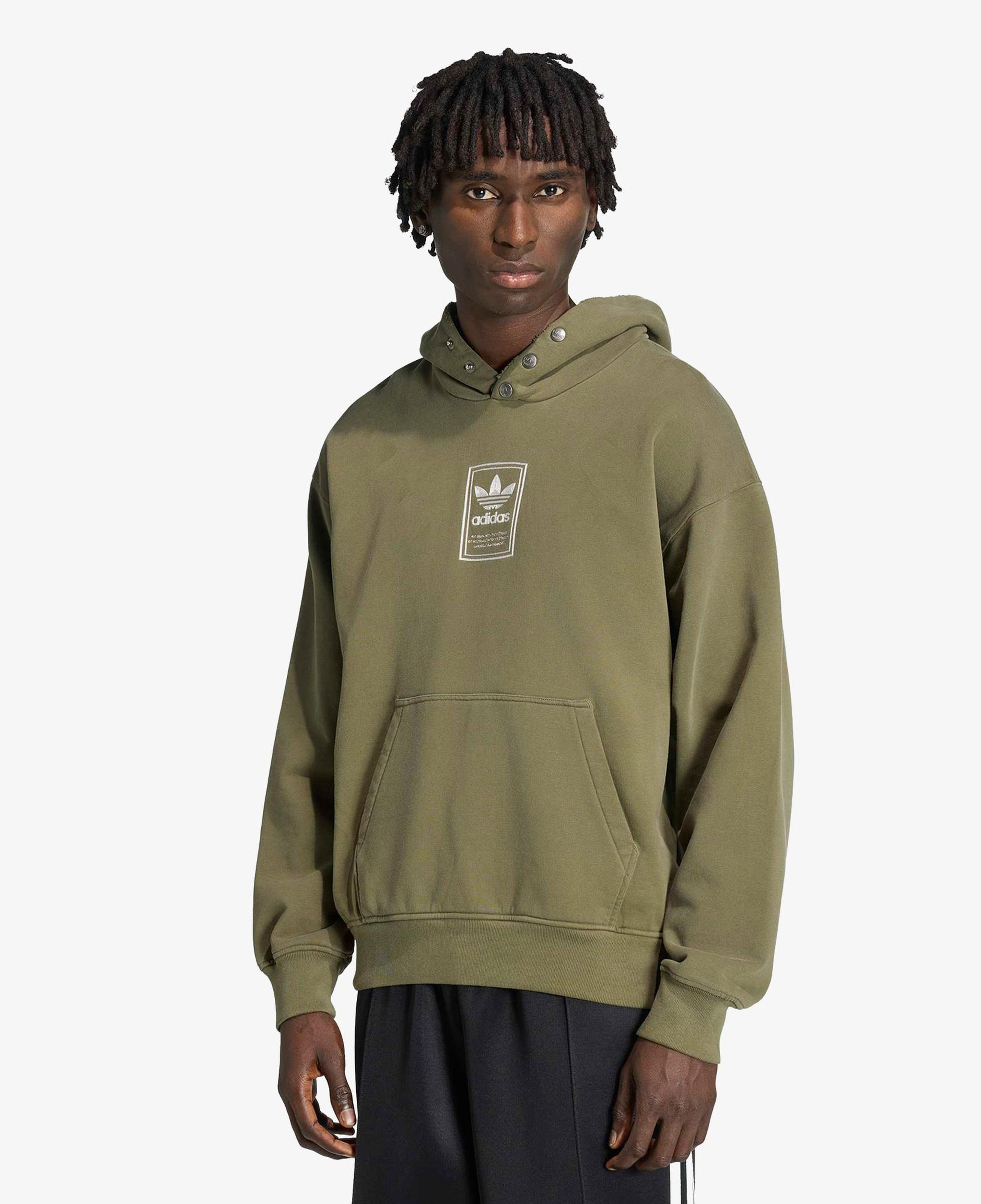 adidas Elevated Grafik Hd Erkek Bej Sweatshirt
