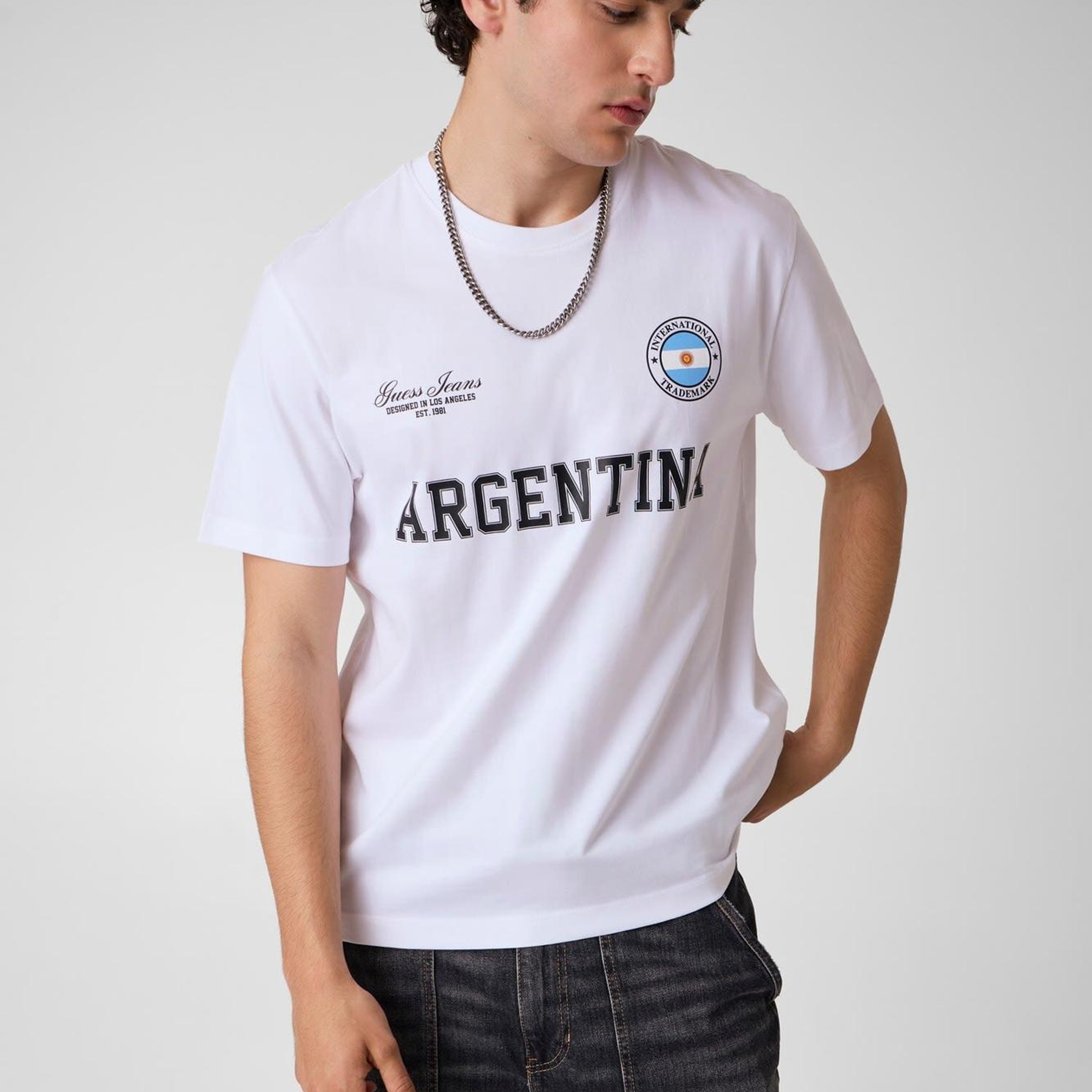 Guess Jeans Erkek Regular Fit T-Shirt