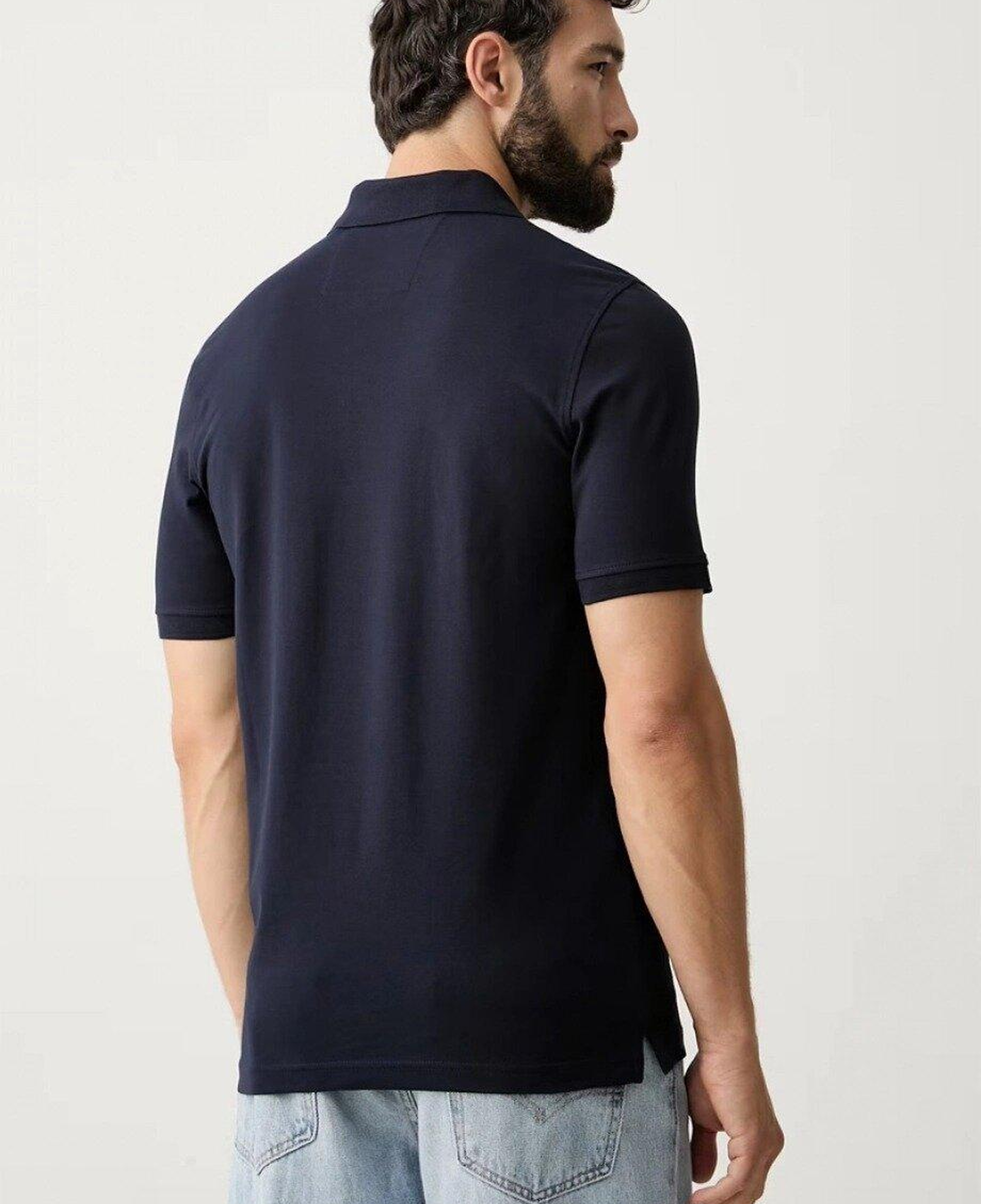 Poly Erkek Slim Fit Polo T-Shirt