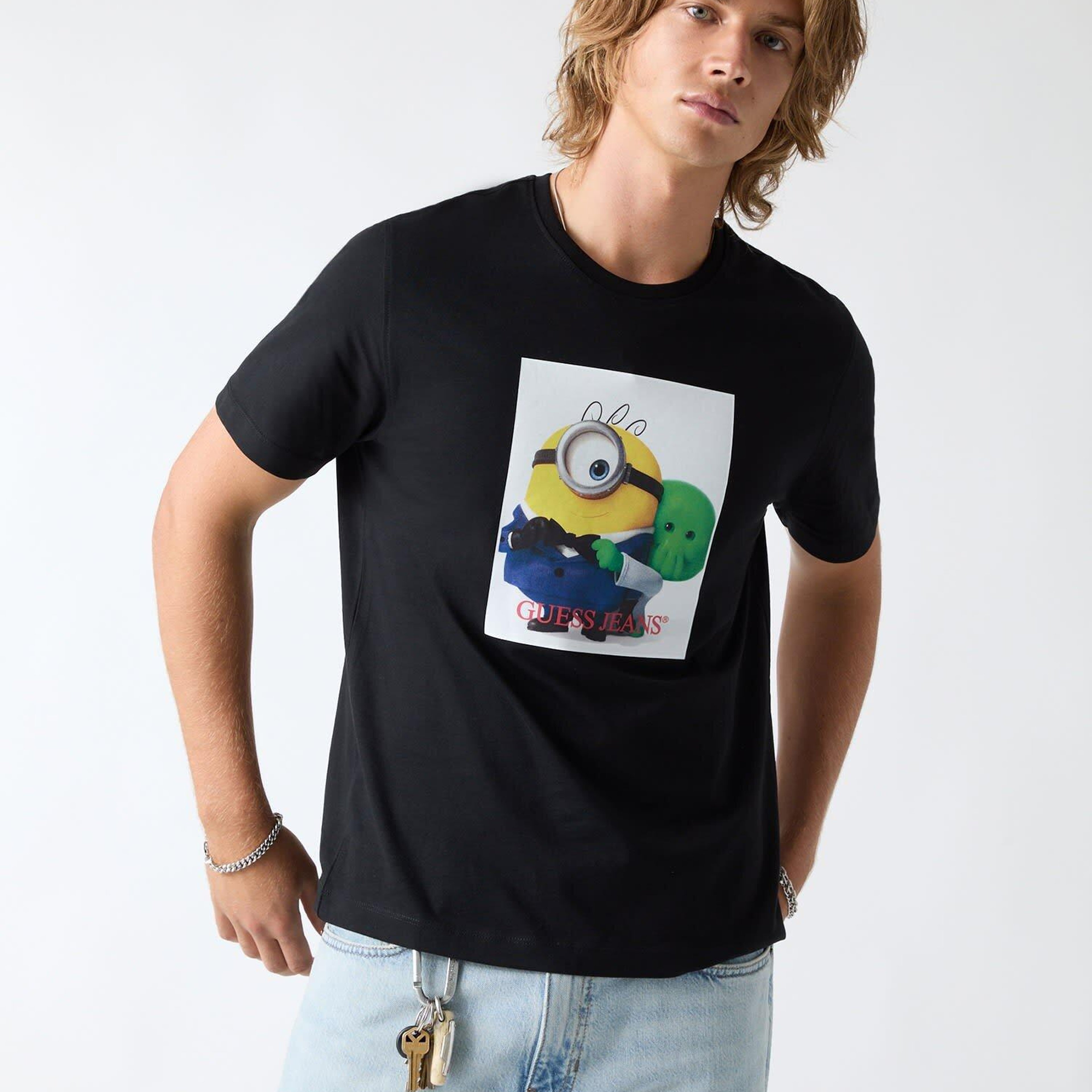Gj X Minions Baskılı Tişört