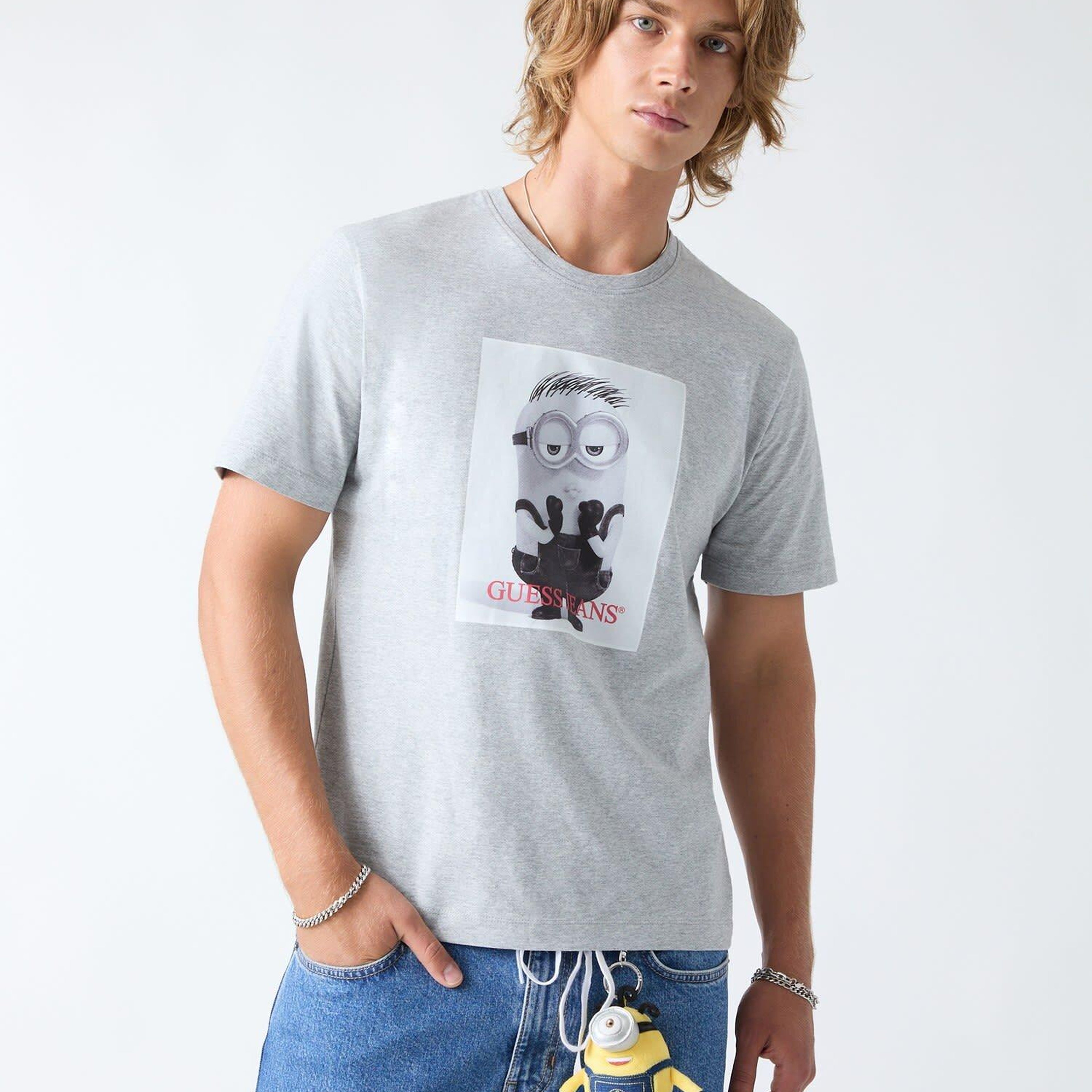 Gj X Minions Baskılı Tişört
