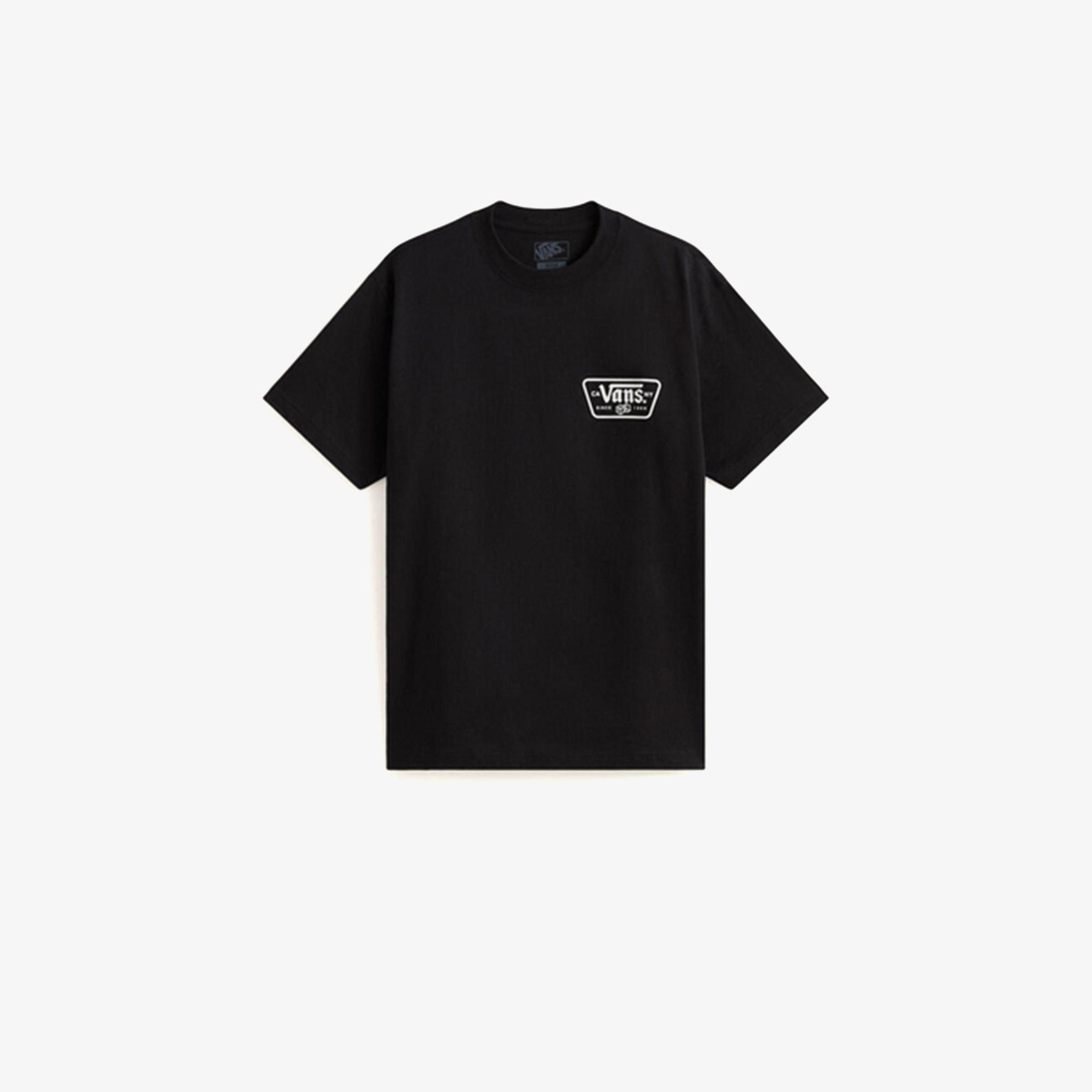 Vans Knu Patch SS Tee Erkek Siyah T-Shirt