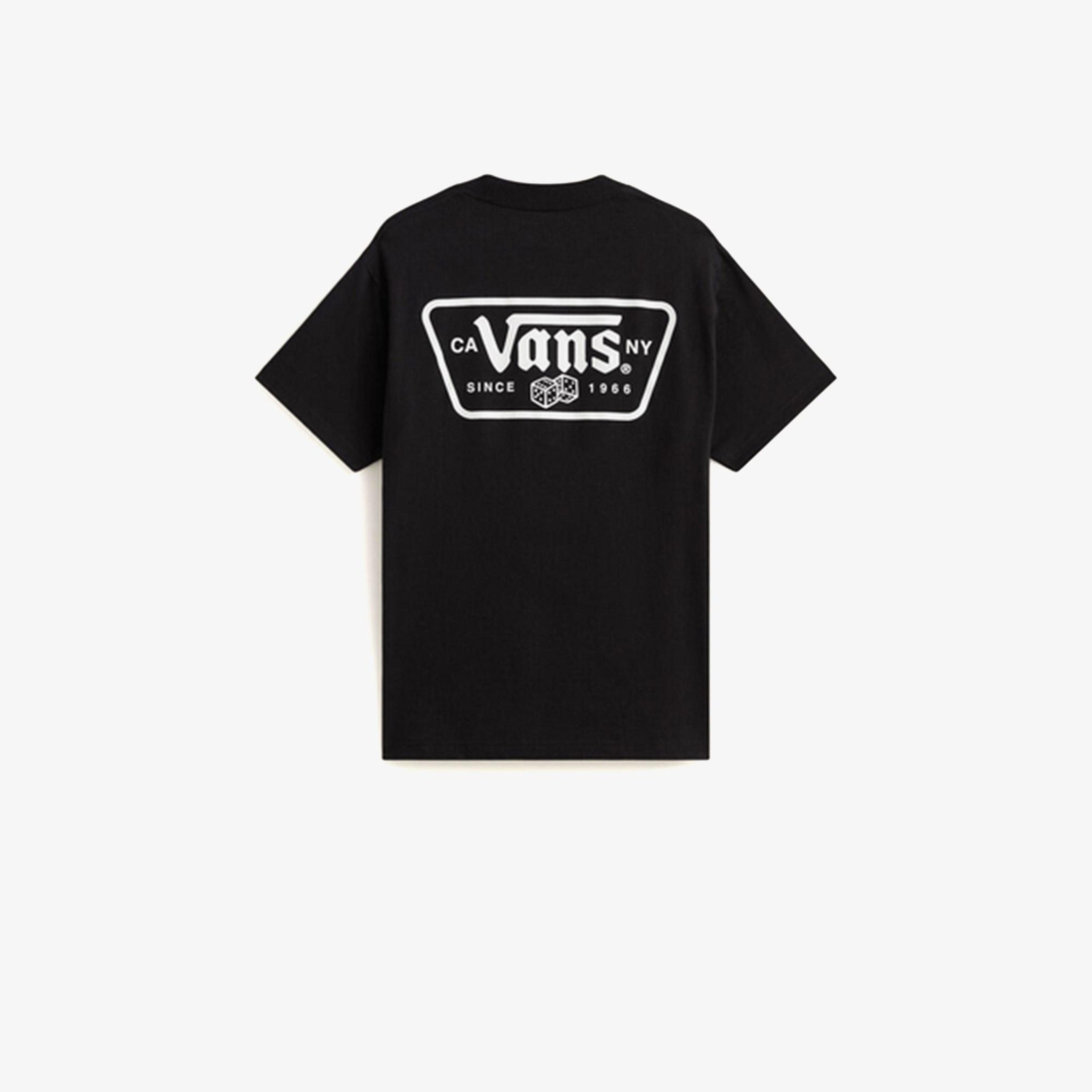 Vans Knu Patch SS Tee Erkek Siyah T-Shirt