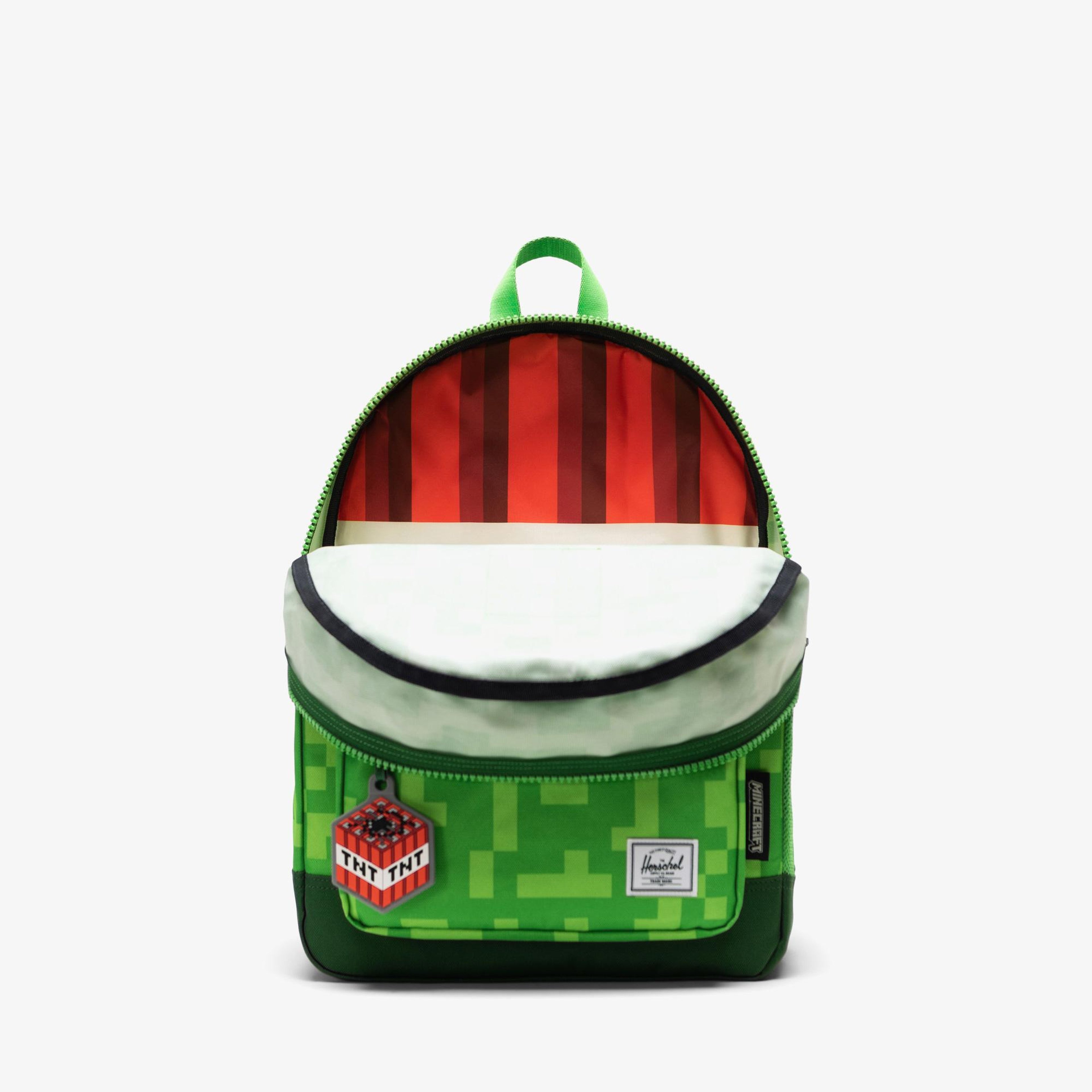 Herschel x Minecraft Heritage Çocuk Yeşil Sırt Çantası