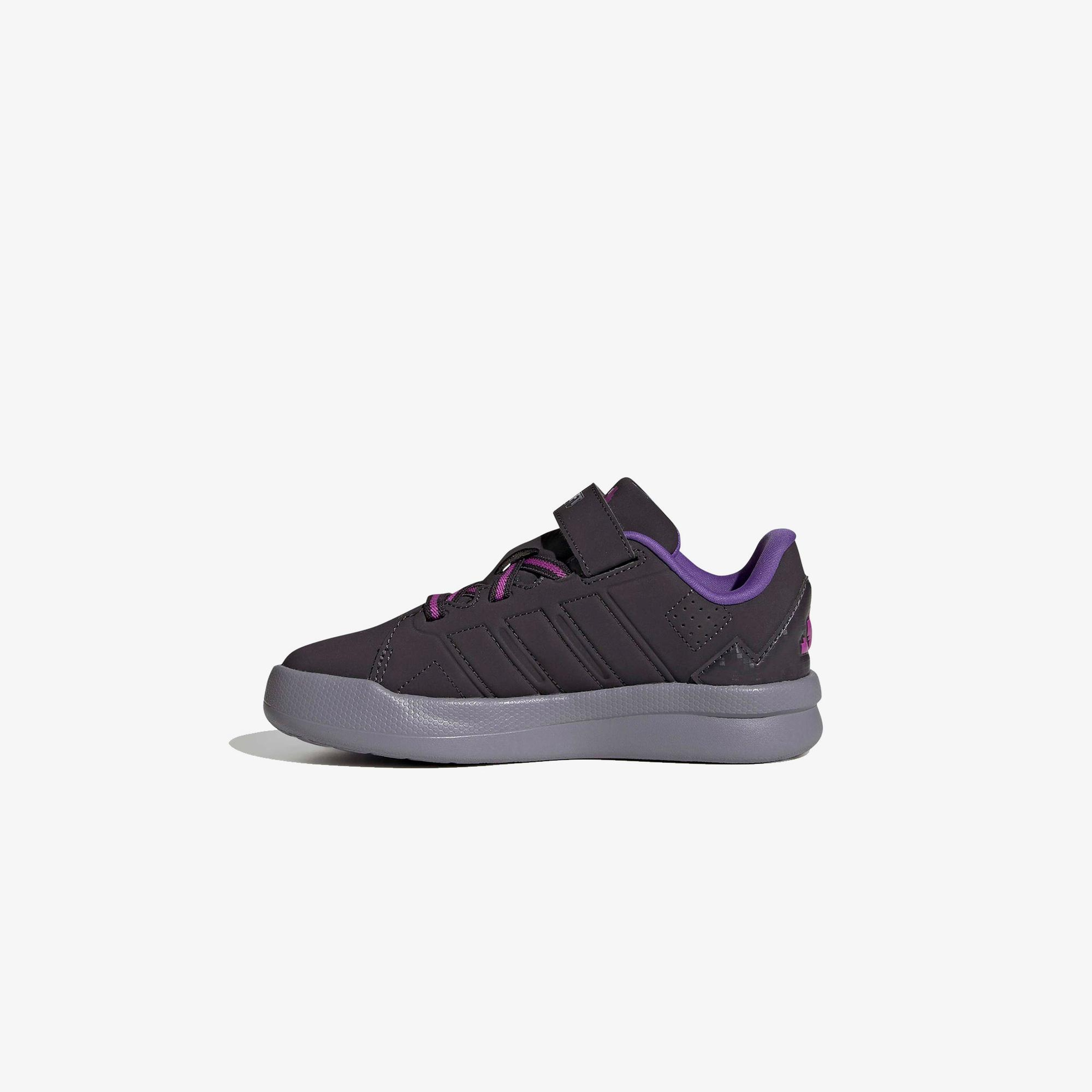 adidas Minecraft Lightorama Elastic Lace Çocuk Siyah Spor Ayakkabı