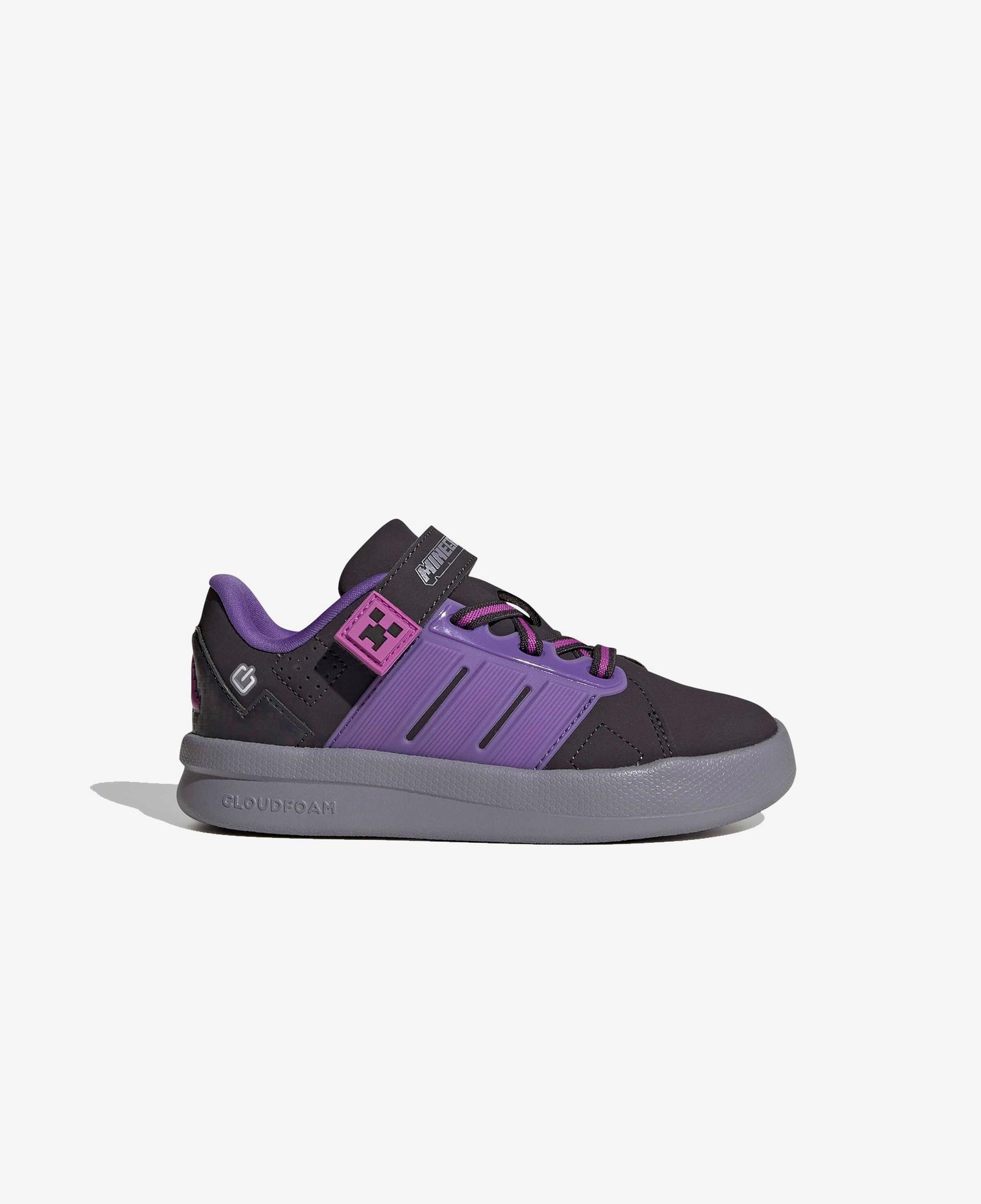 adidas Minecraft Lightorama Elastic Lace Çocuk Siyah Spor Ayakkabı