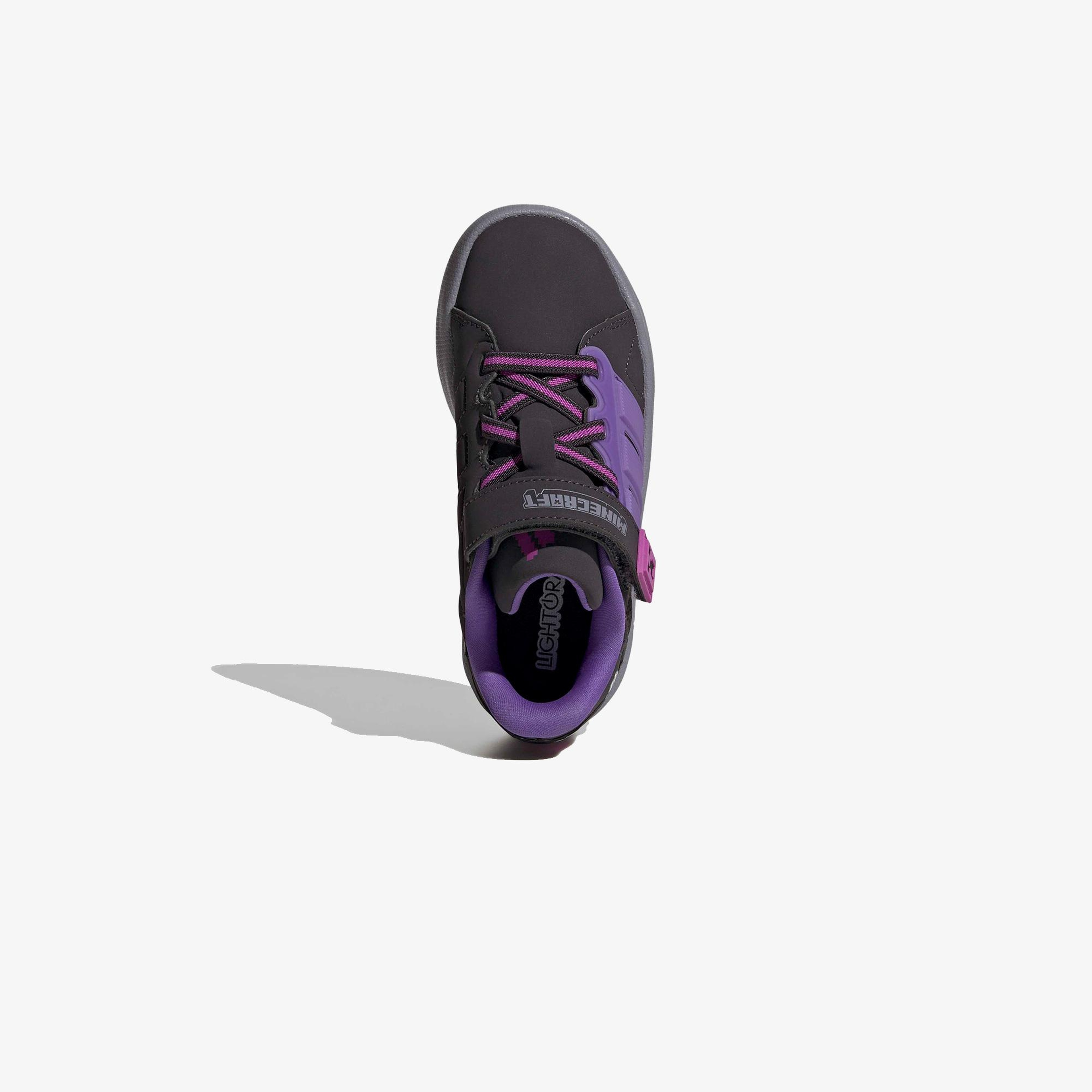 adidas Minecraft Lightorama Elastic Lace Çocuk Siyah Spor Ayakkabı