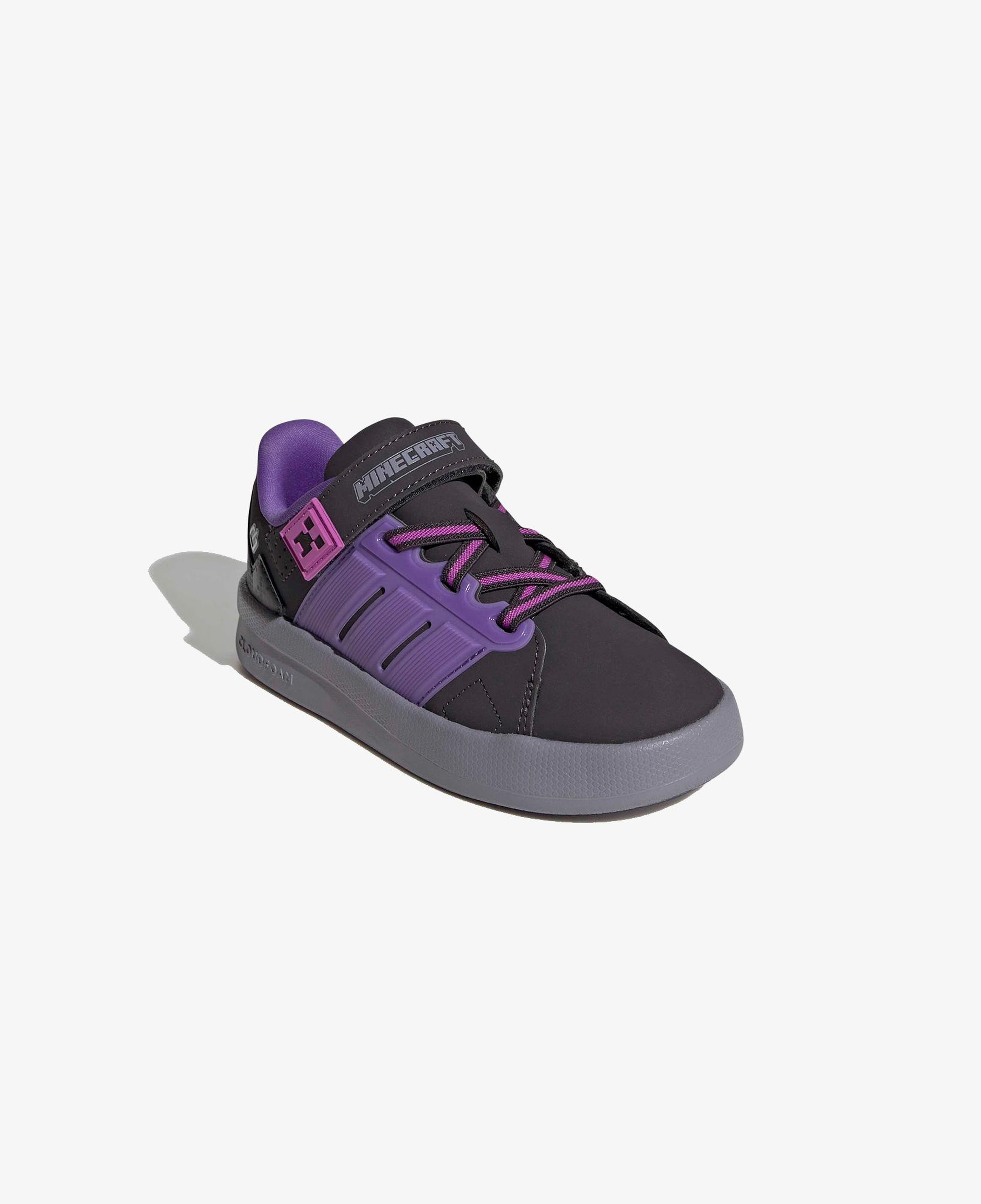 adidas Minecraft Lightorama Elastic Lace Çocuk Siyah Spor Ayakkabı