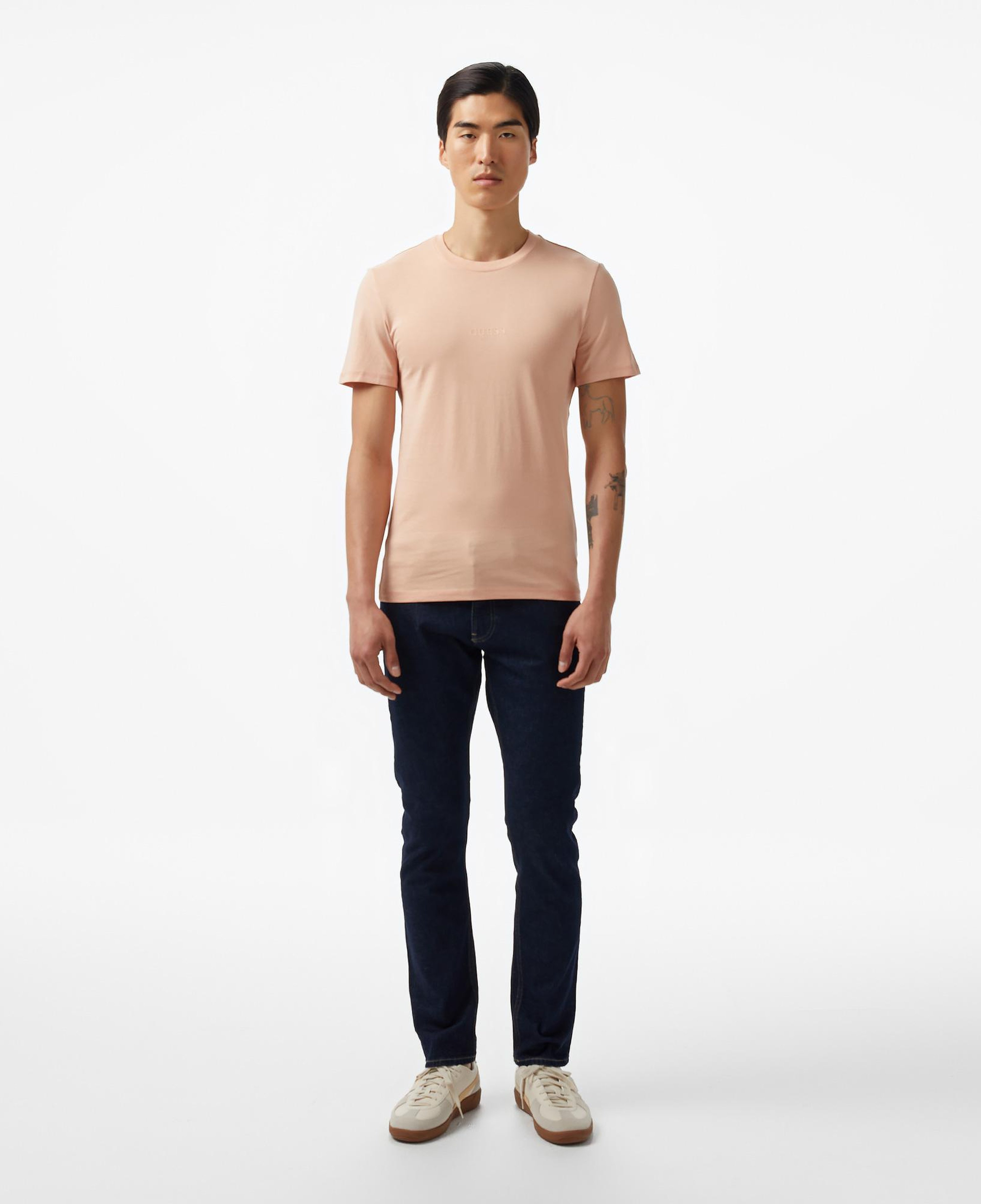 Guess Aidy Cn Mid Organiceam 180 Erkek Pembe T-Shirt