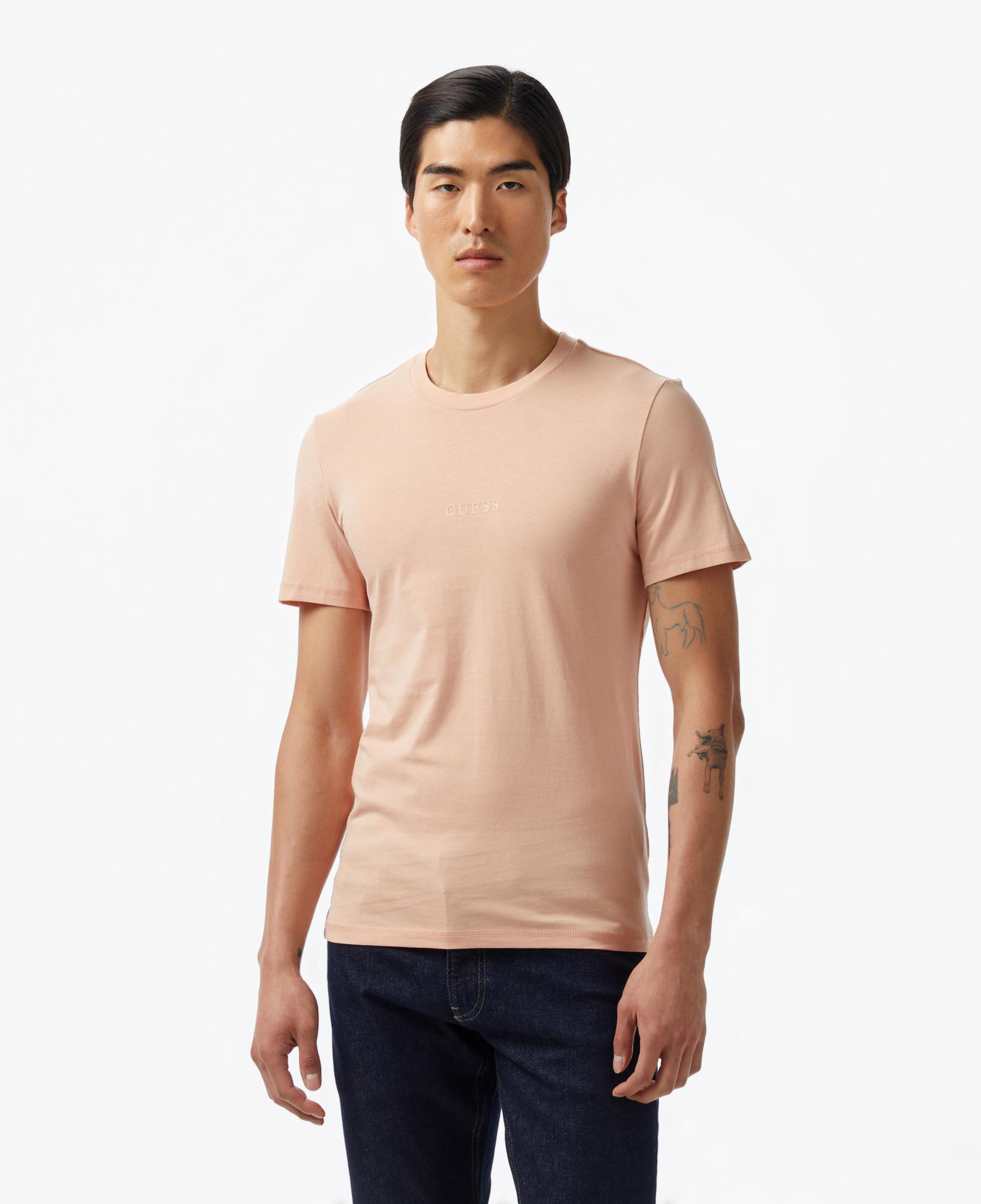 Guess Aidy Cn Mid Organiceam 180 Erkek Pembe T-Shirt