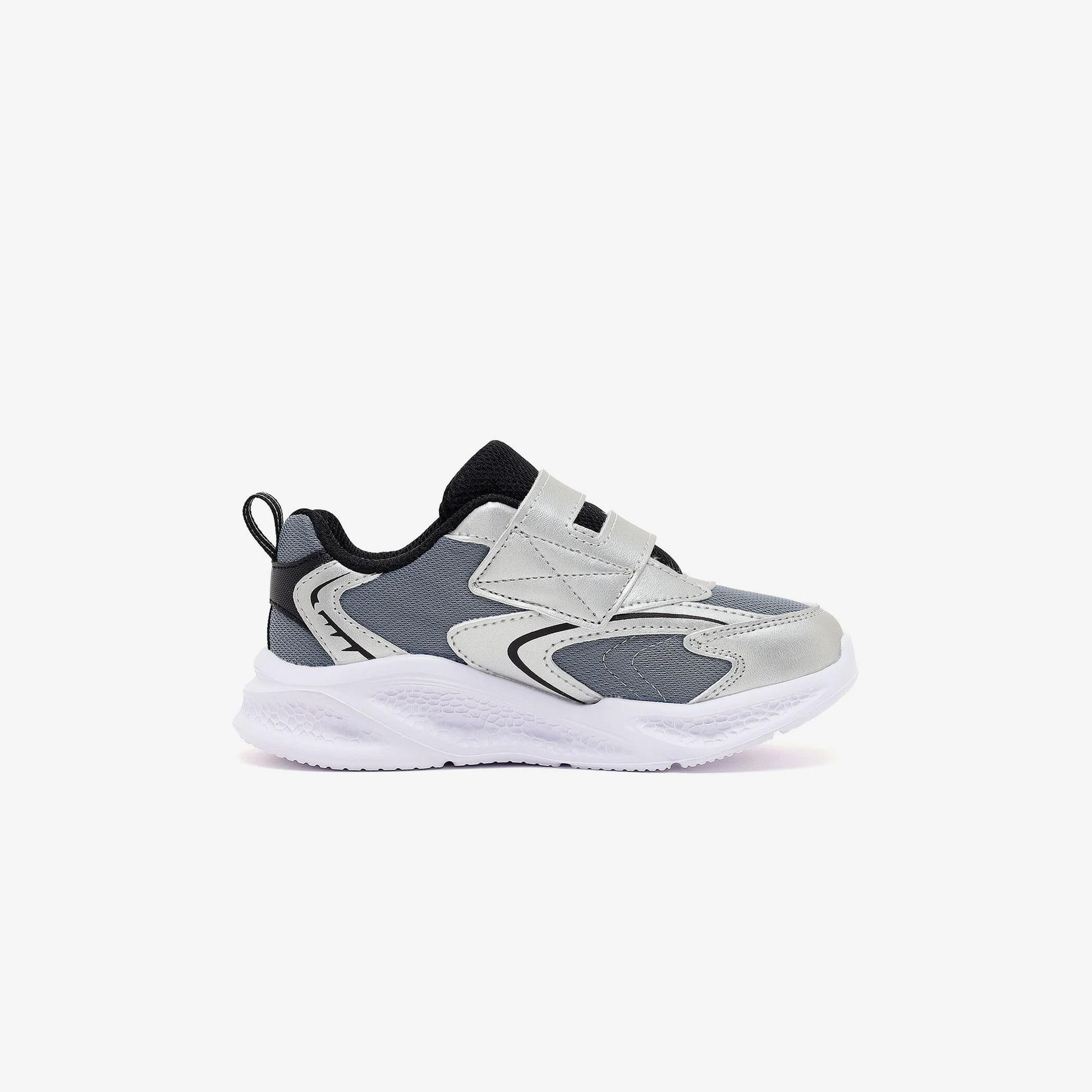Skechers Meteor Lights Glow Spike Çocuk Gri Spor Ayakkabı