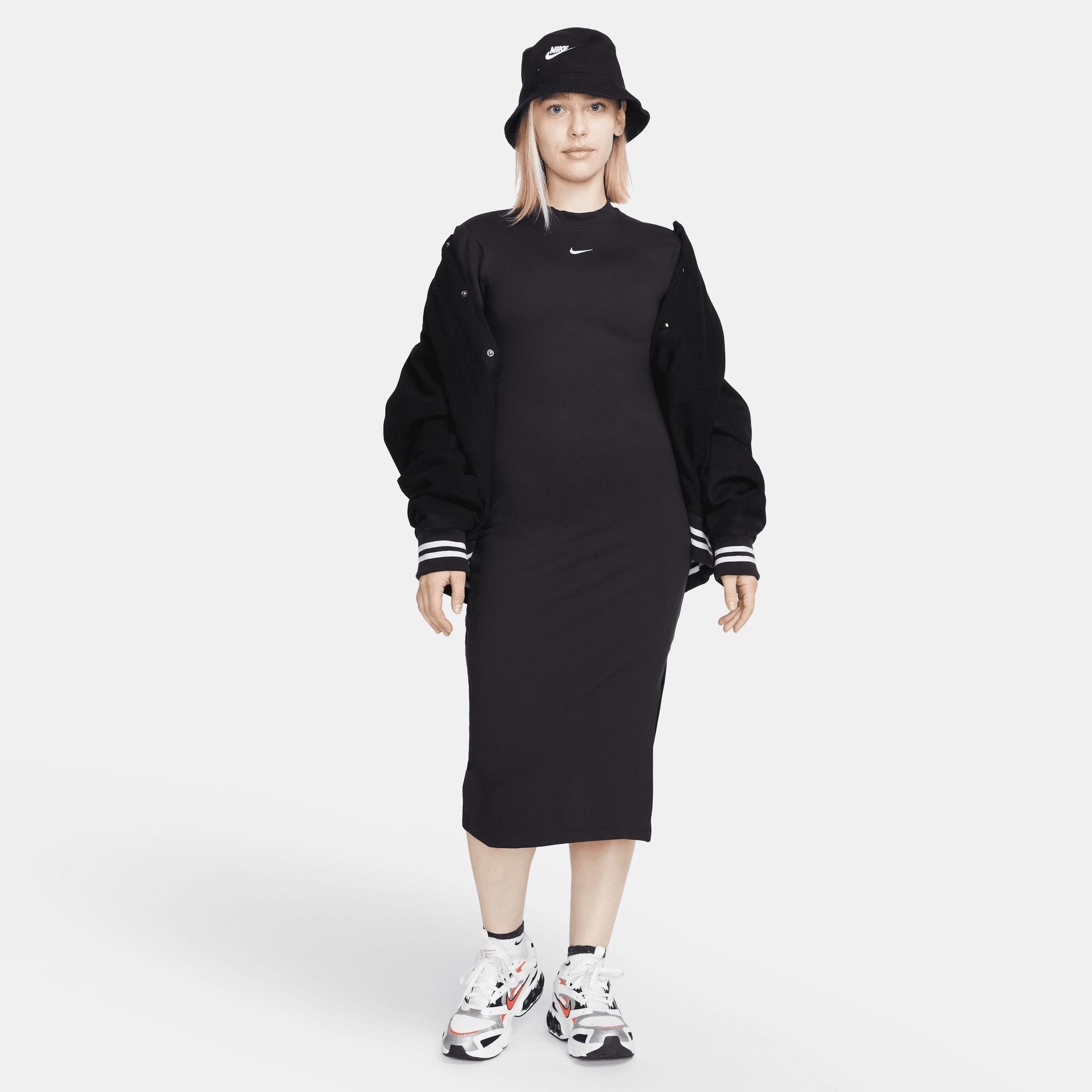 Nike Sportswear Essential Kadın Siyah Elbise