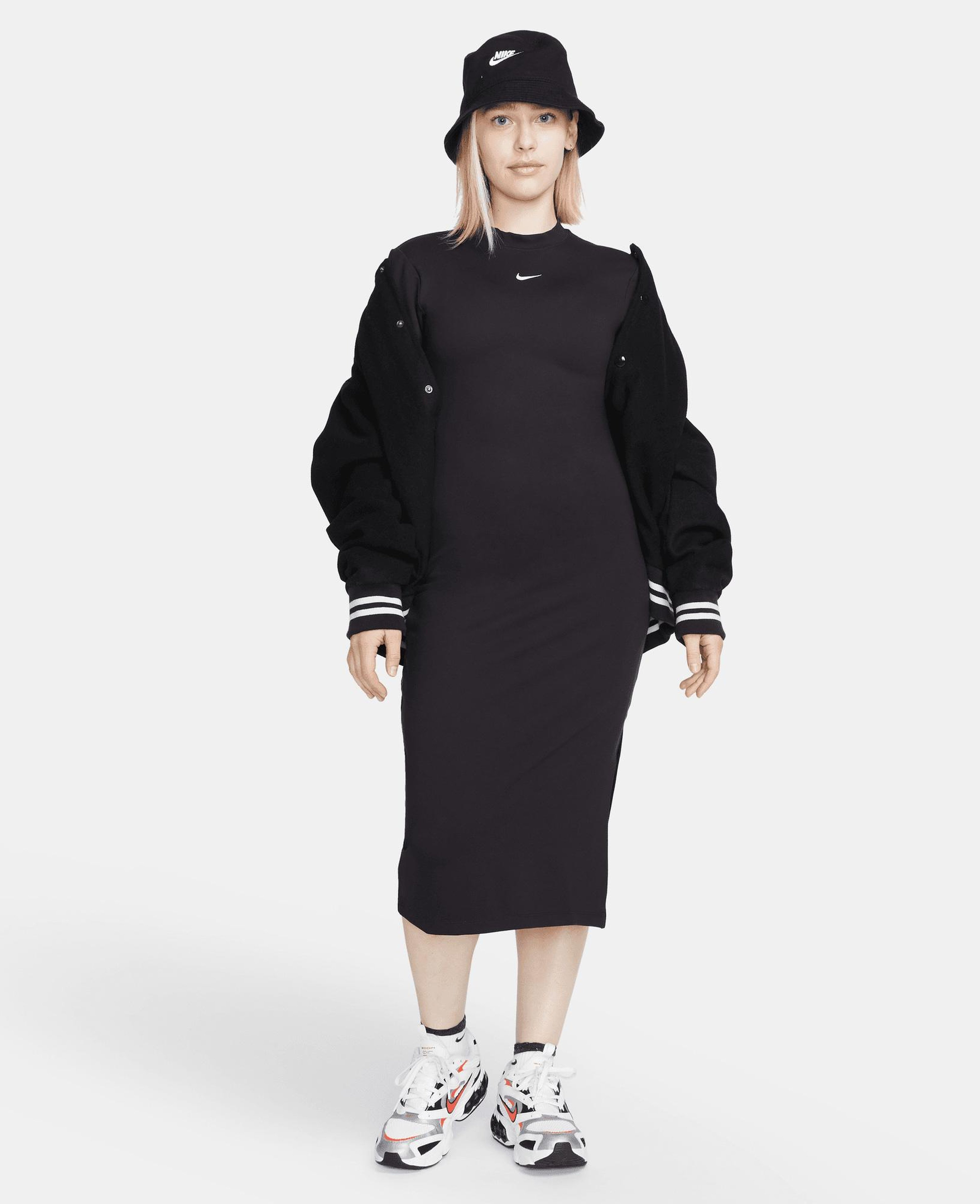 Nike Sportswear Essential Kadın Siyah Elbise