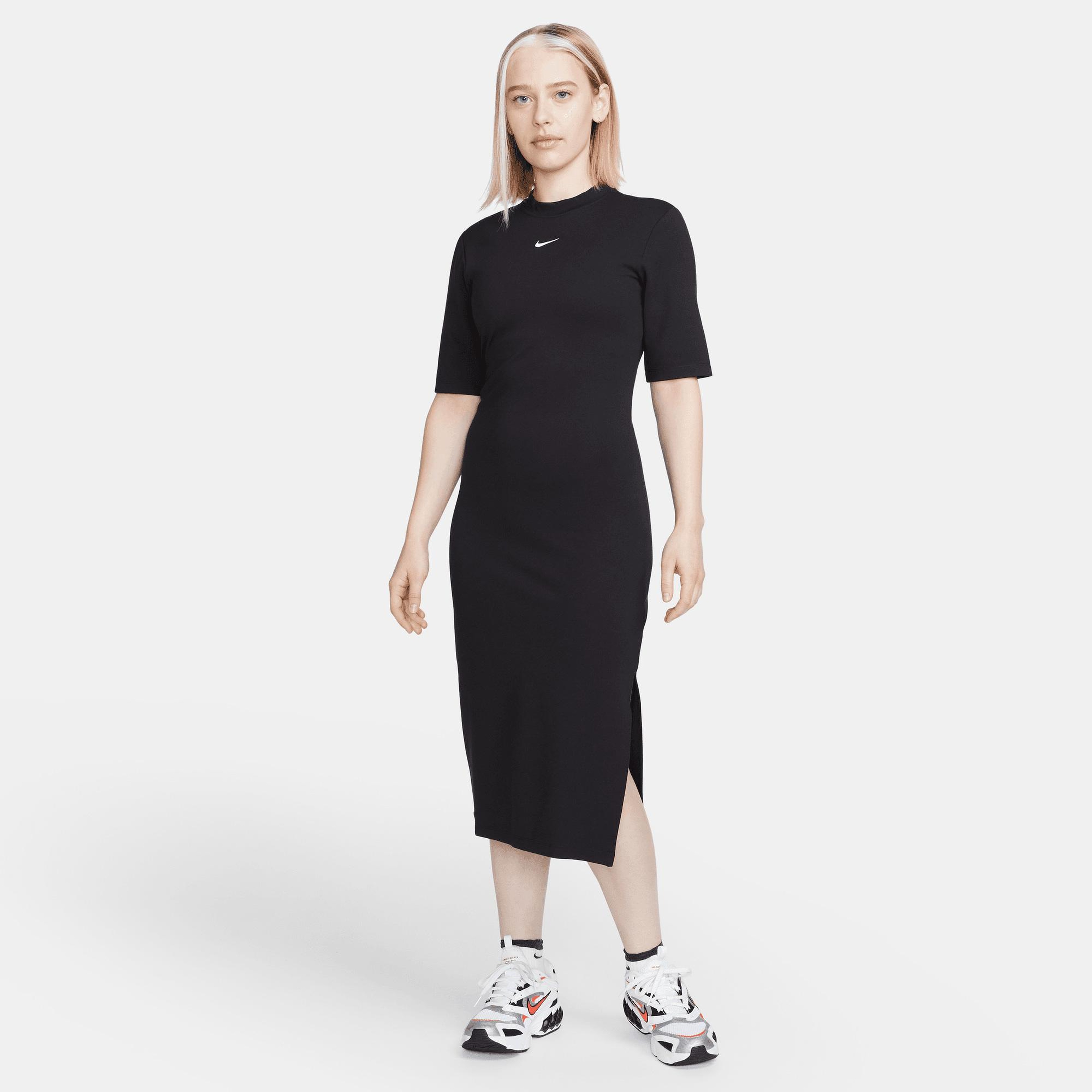 Nike Sportswear Essential Kadın Siyah Elbise