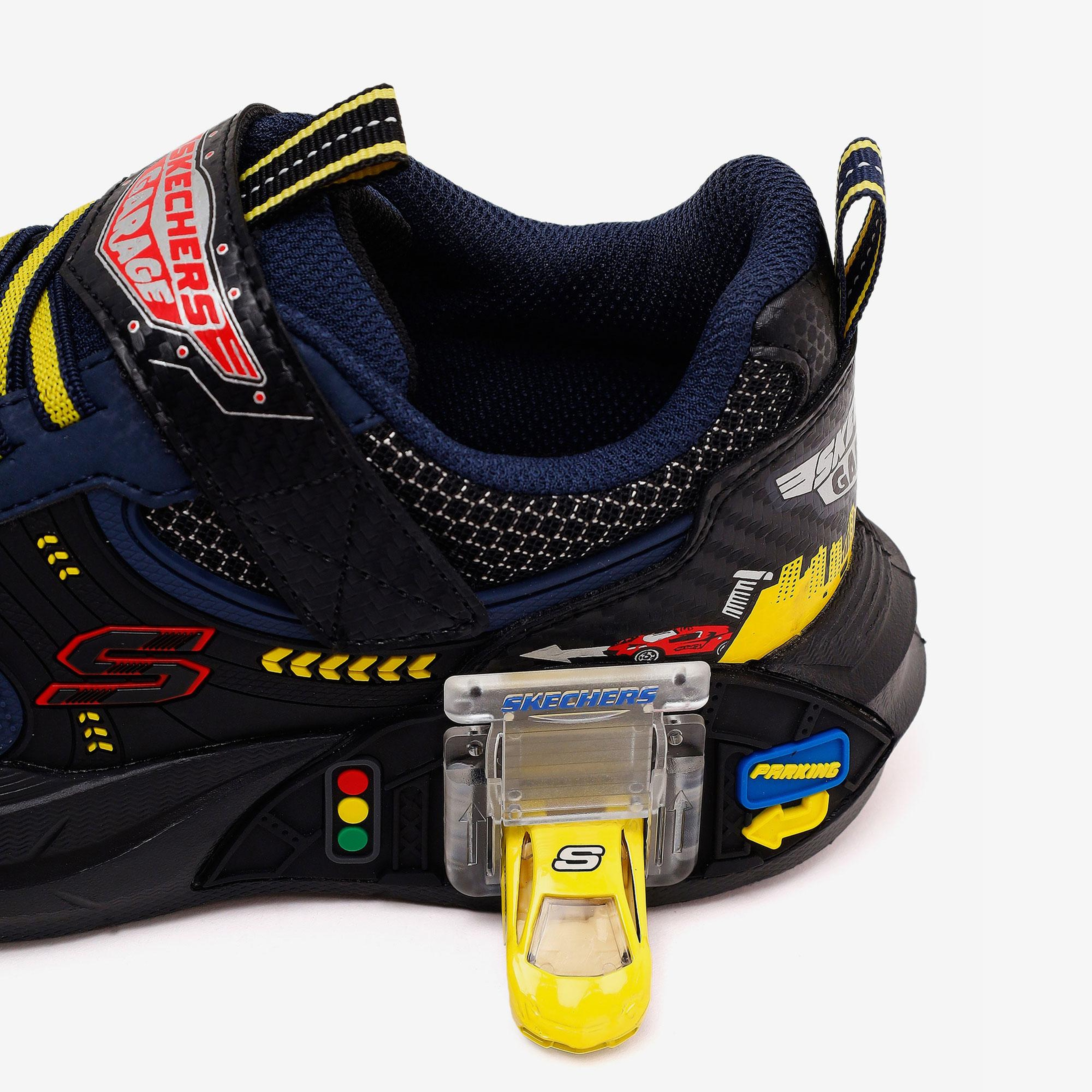 Skechers Garage Çocuk Siyah Spor Ayakkabı