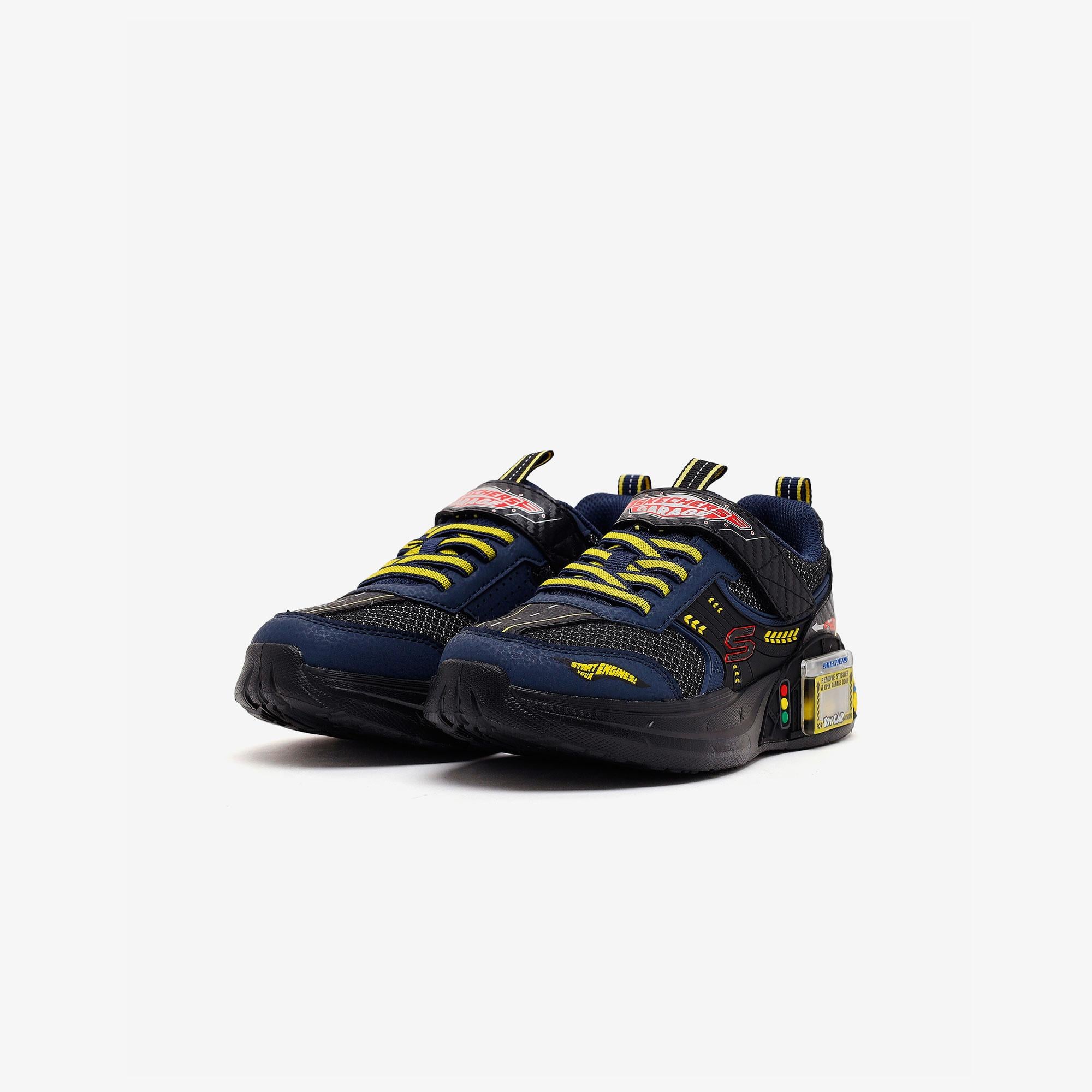 Skechers Garage Çocuk Siyah Spor Ayakkabı