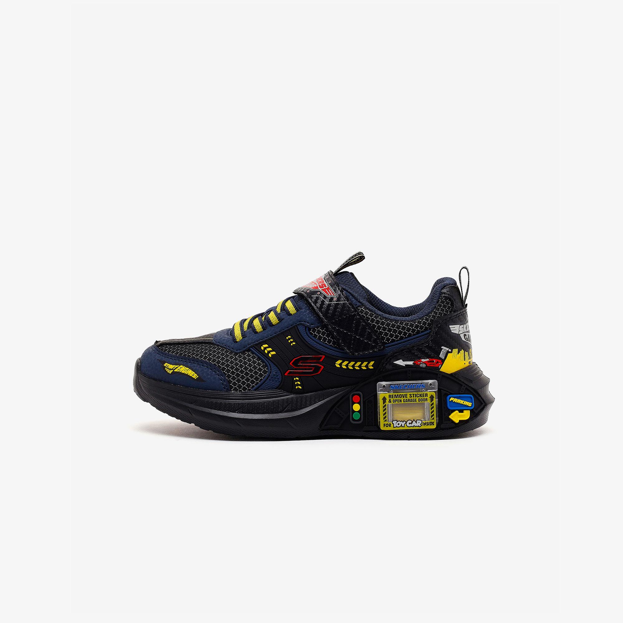 Skechers Garage Çocuk Siyah Spor Ayakkabı