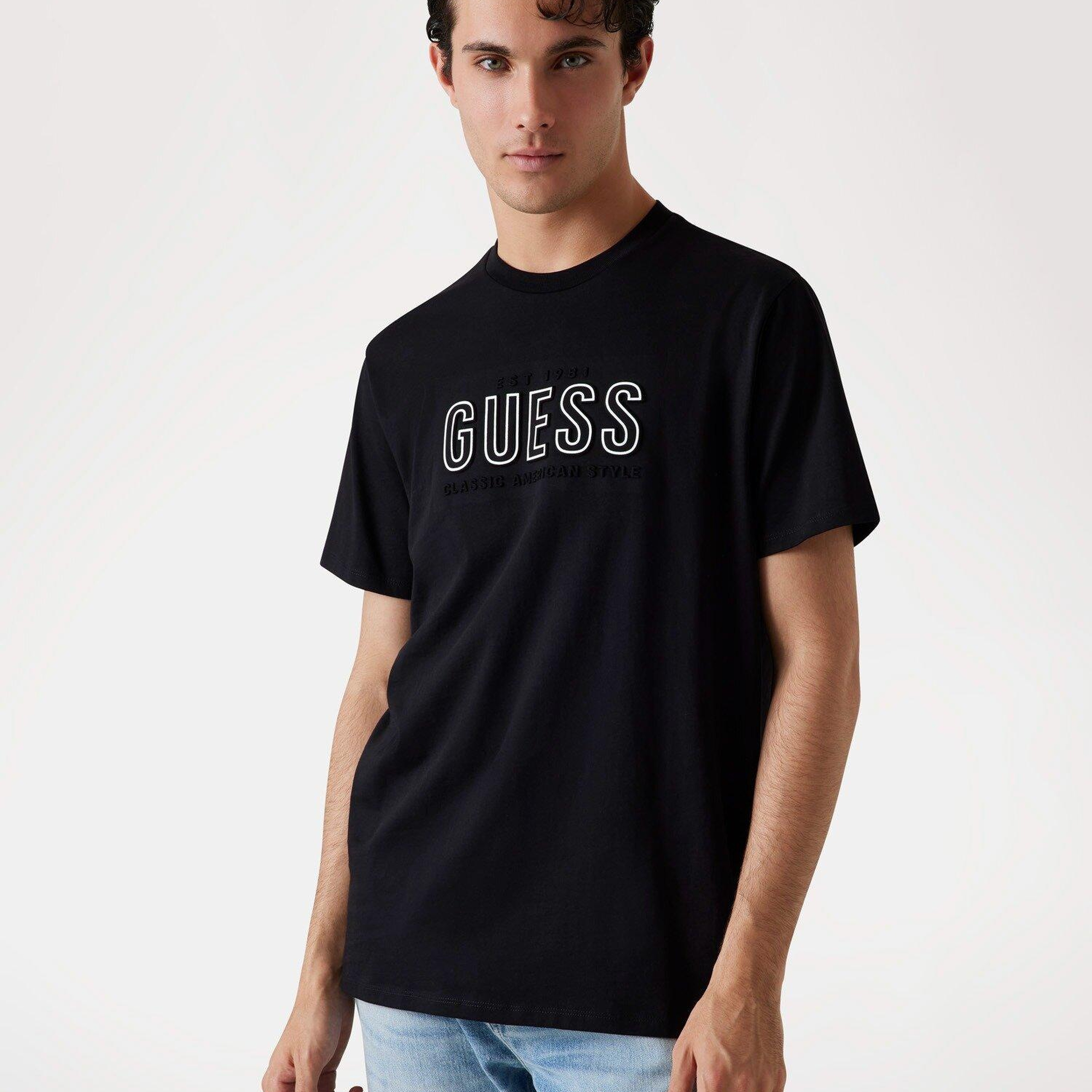 Embosse Erkek Regular Fit T-Shirt