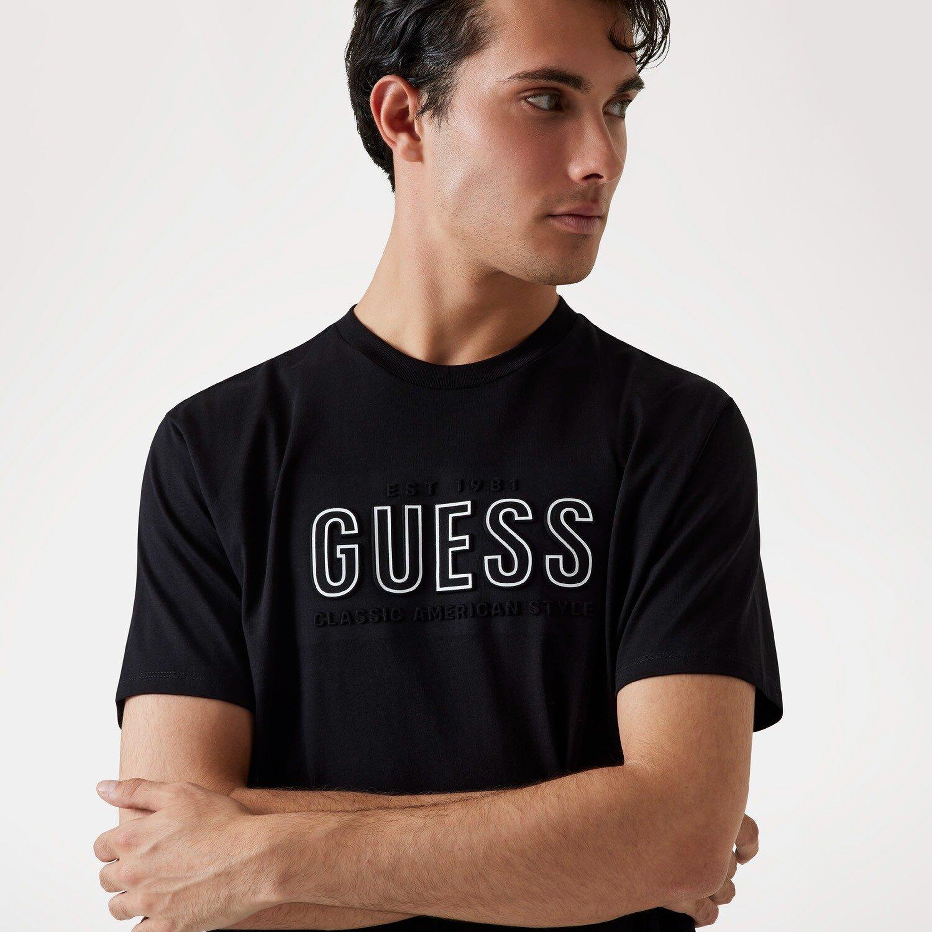 Embosse Erkek Regular Fit T-Shirt