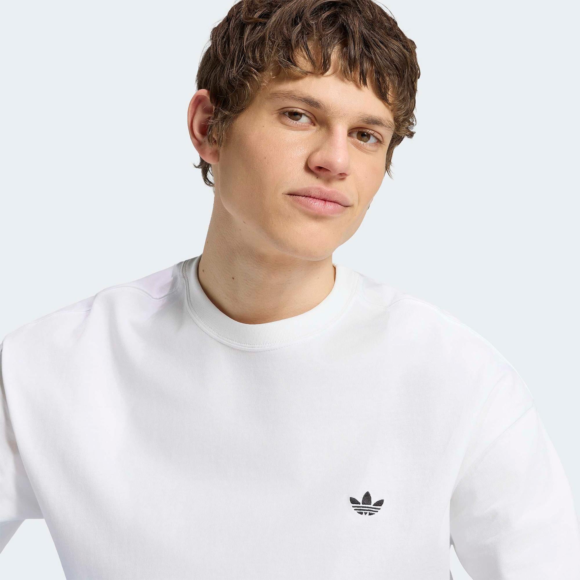 adidas Ess Erkek Beyaz T-Shirt