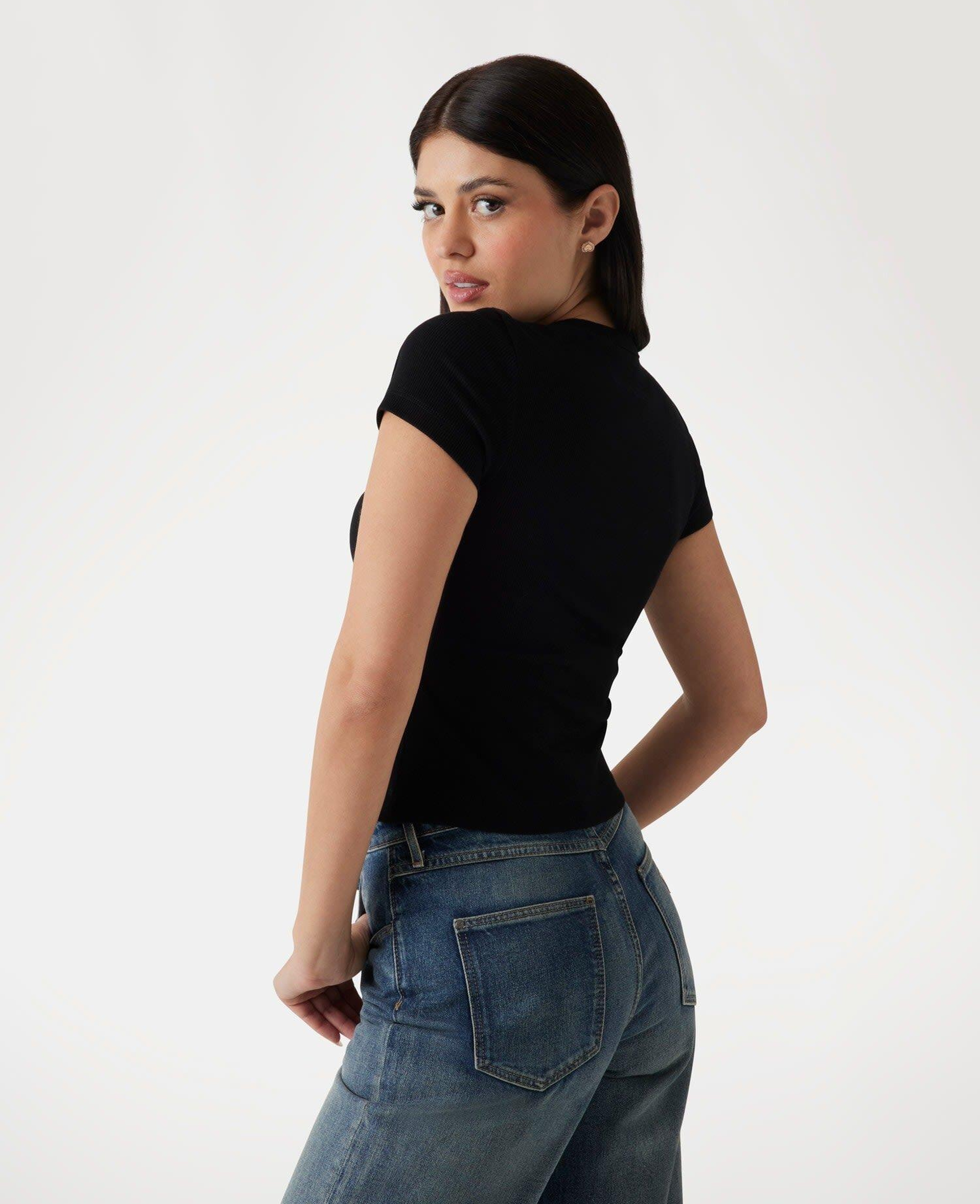 Ss Cn Rib Kadın T-Shirt