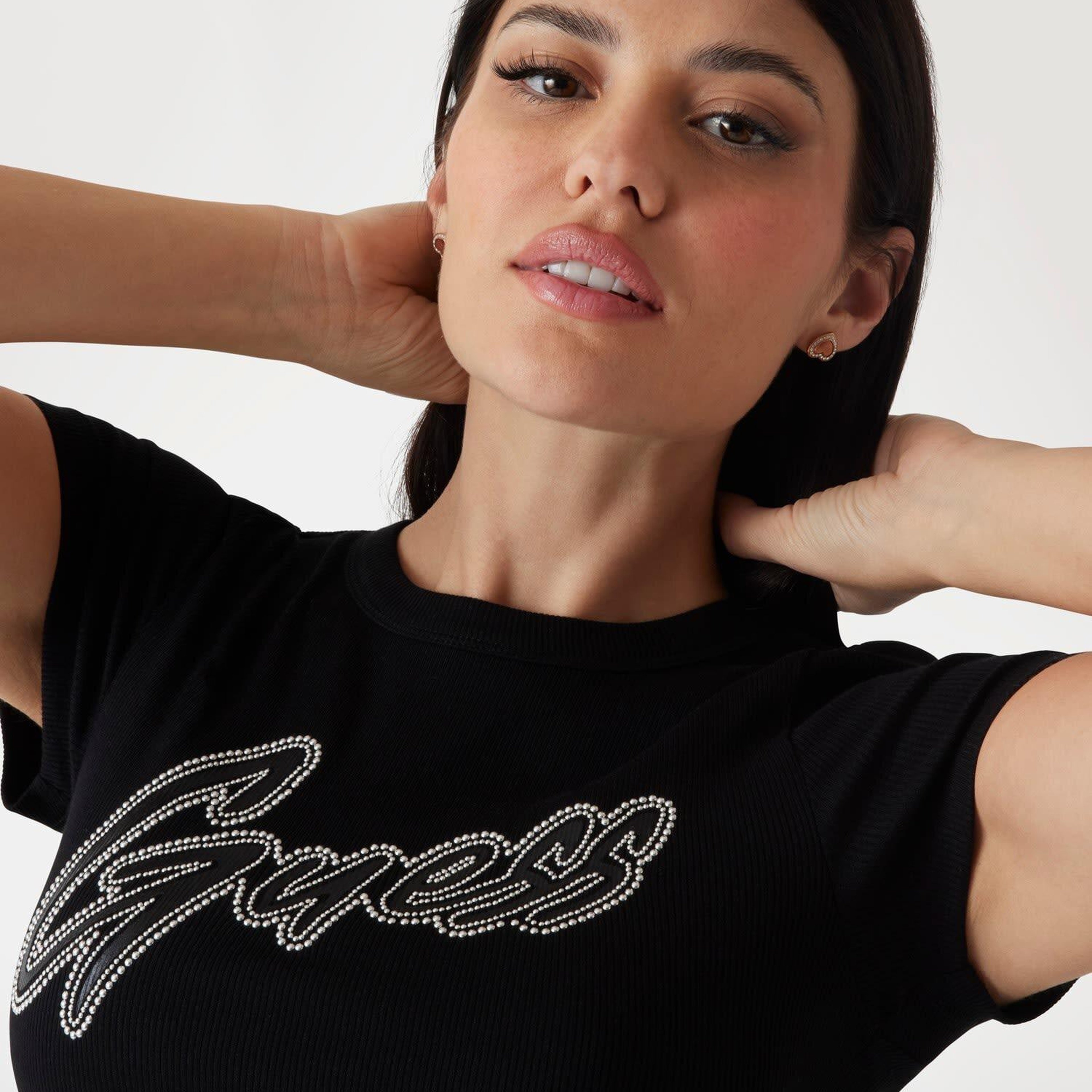 Ss Cn Rib Kadın T-Shirt