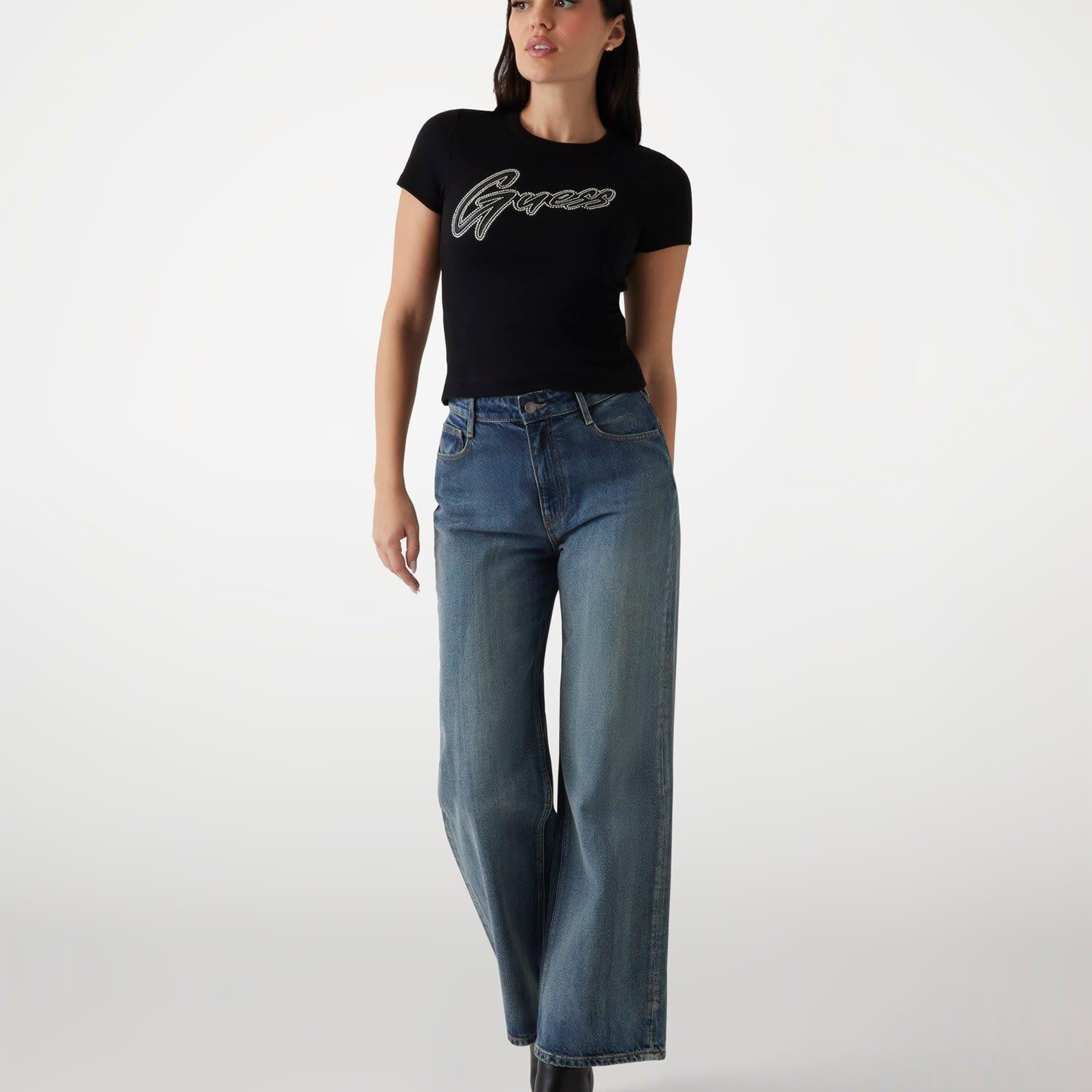 Ss Cn Rib Kadın T-Shirt