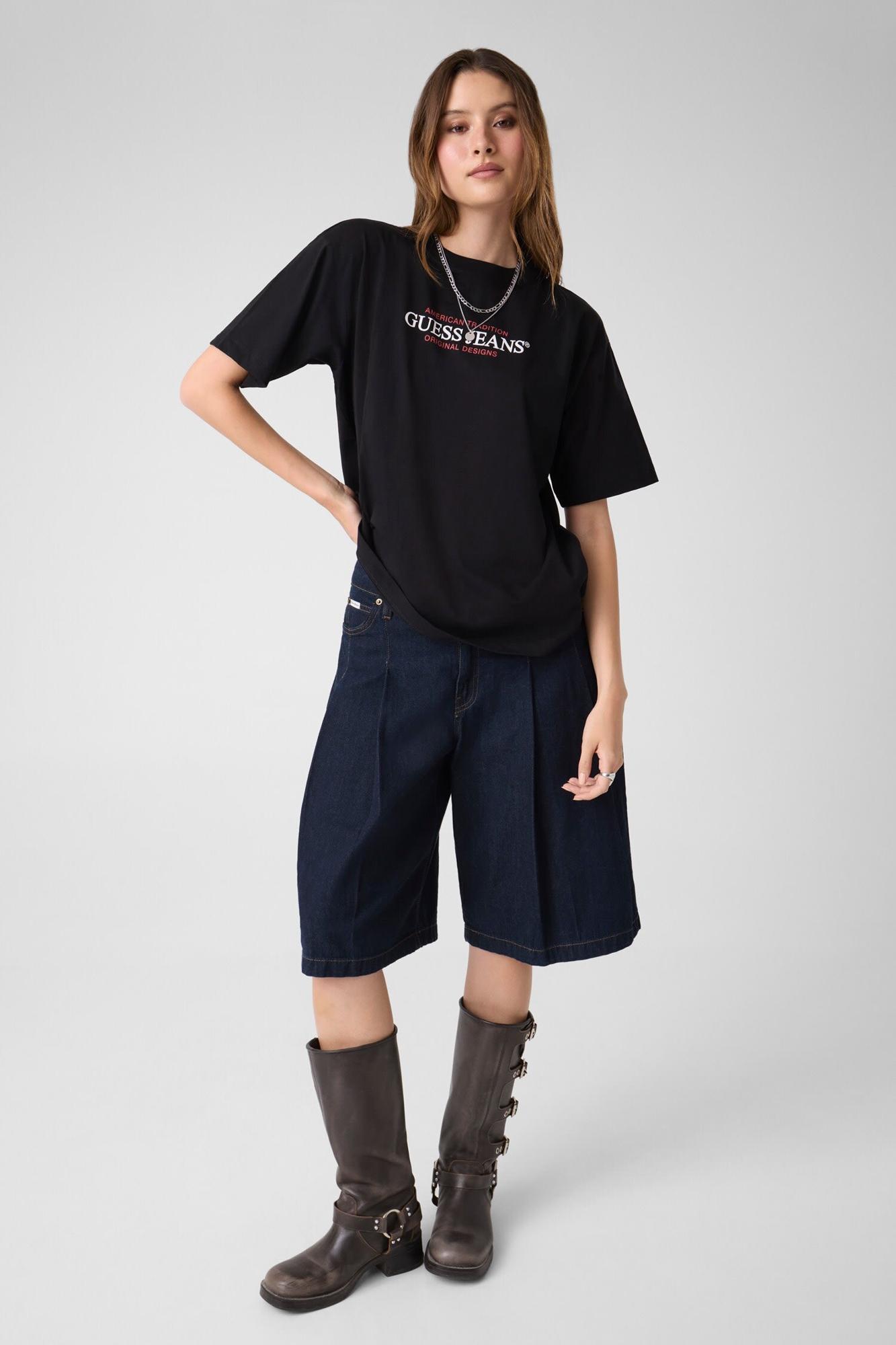 Guess Jeans Kadın Boxy Fit T-shirt