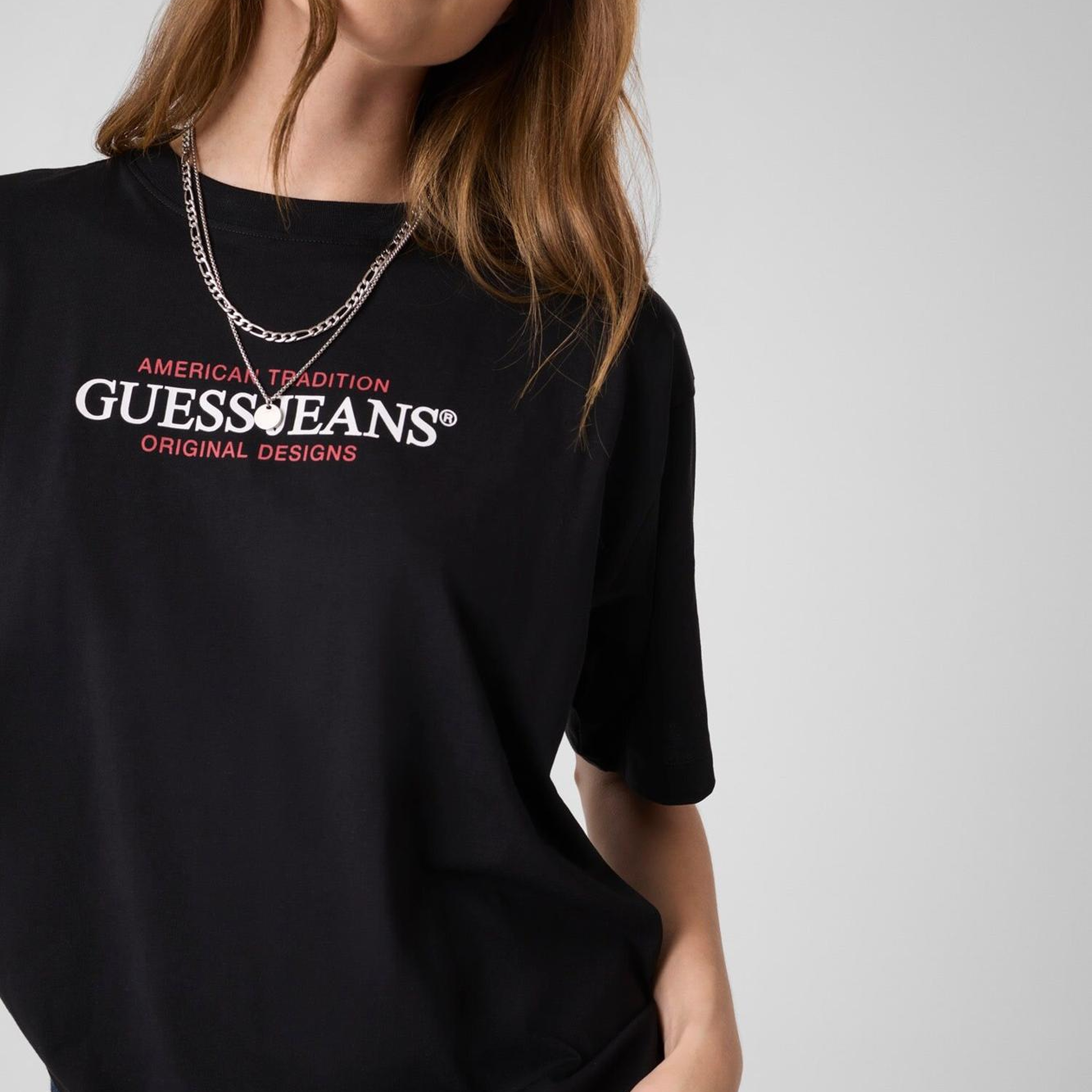 Guess Jeans Kadın Boxy Fit T-shirt