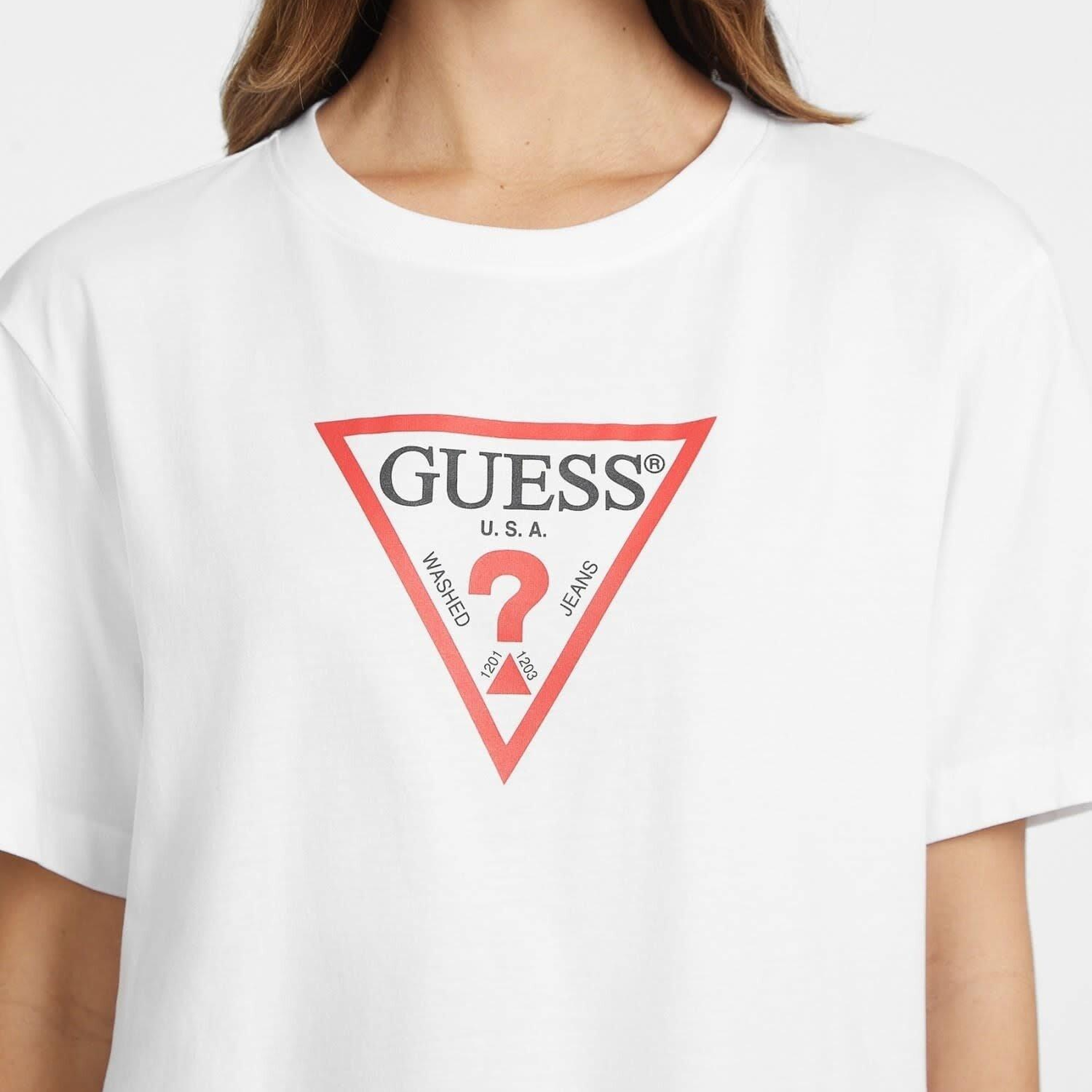 Guess Jeans Ss Cn Os Kadın Oversize Fit T-Shirt