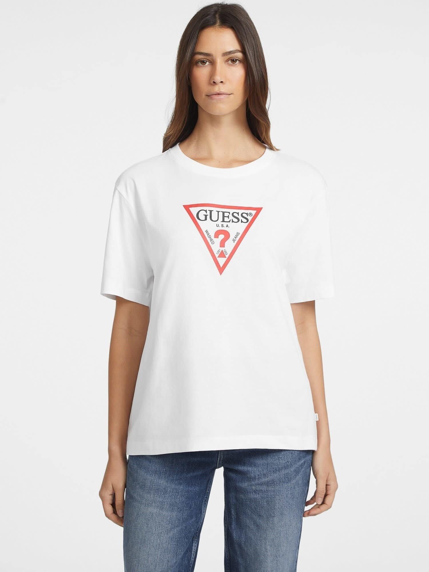 Guess Jeans Ss Cn Os Kadın Oversize Fit T-Shirt