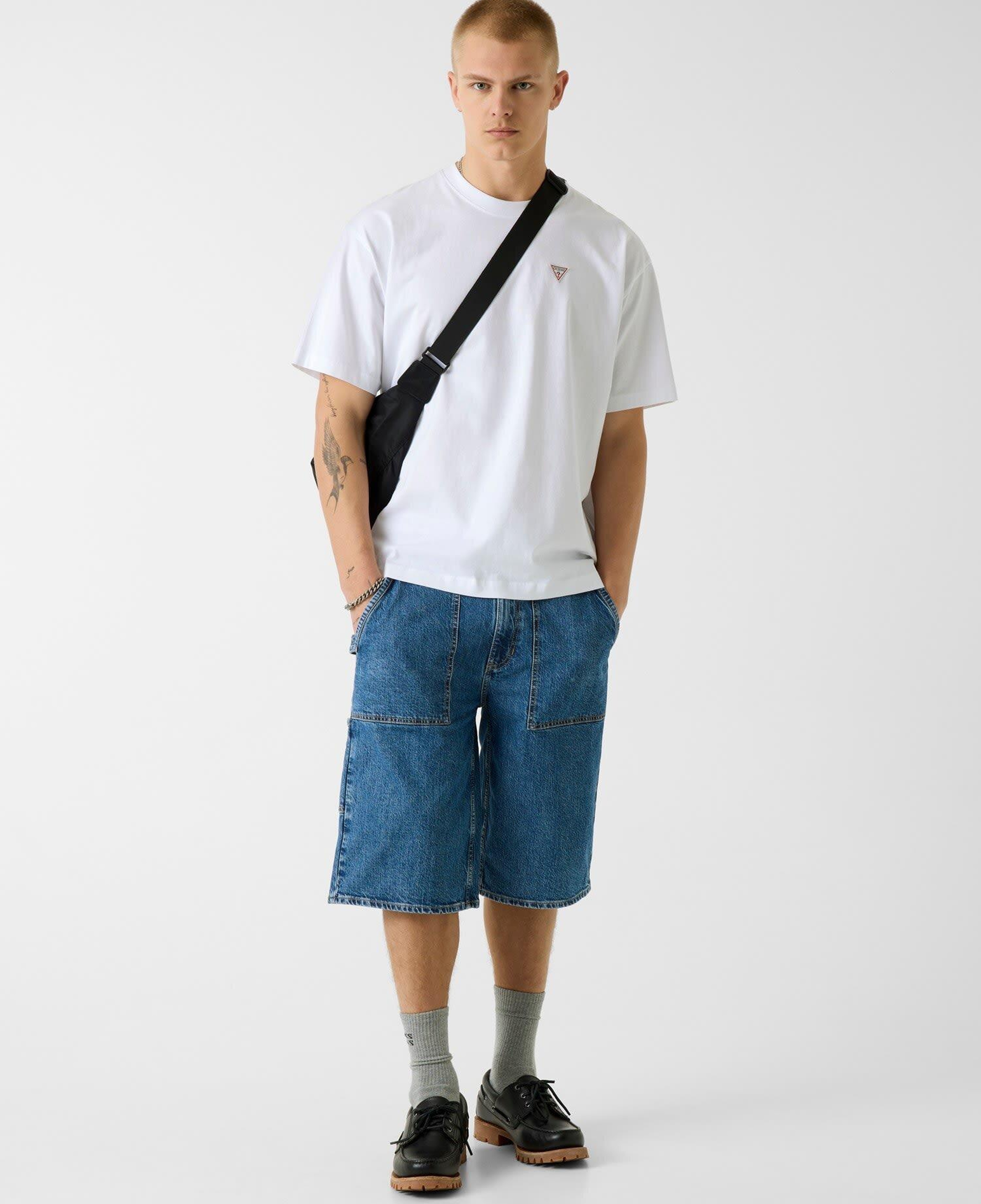 Guess Jeans Erkek Oversize Fit T-shirt